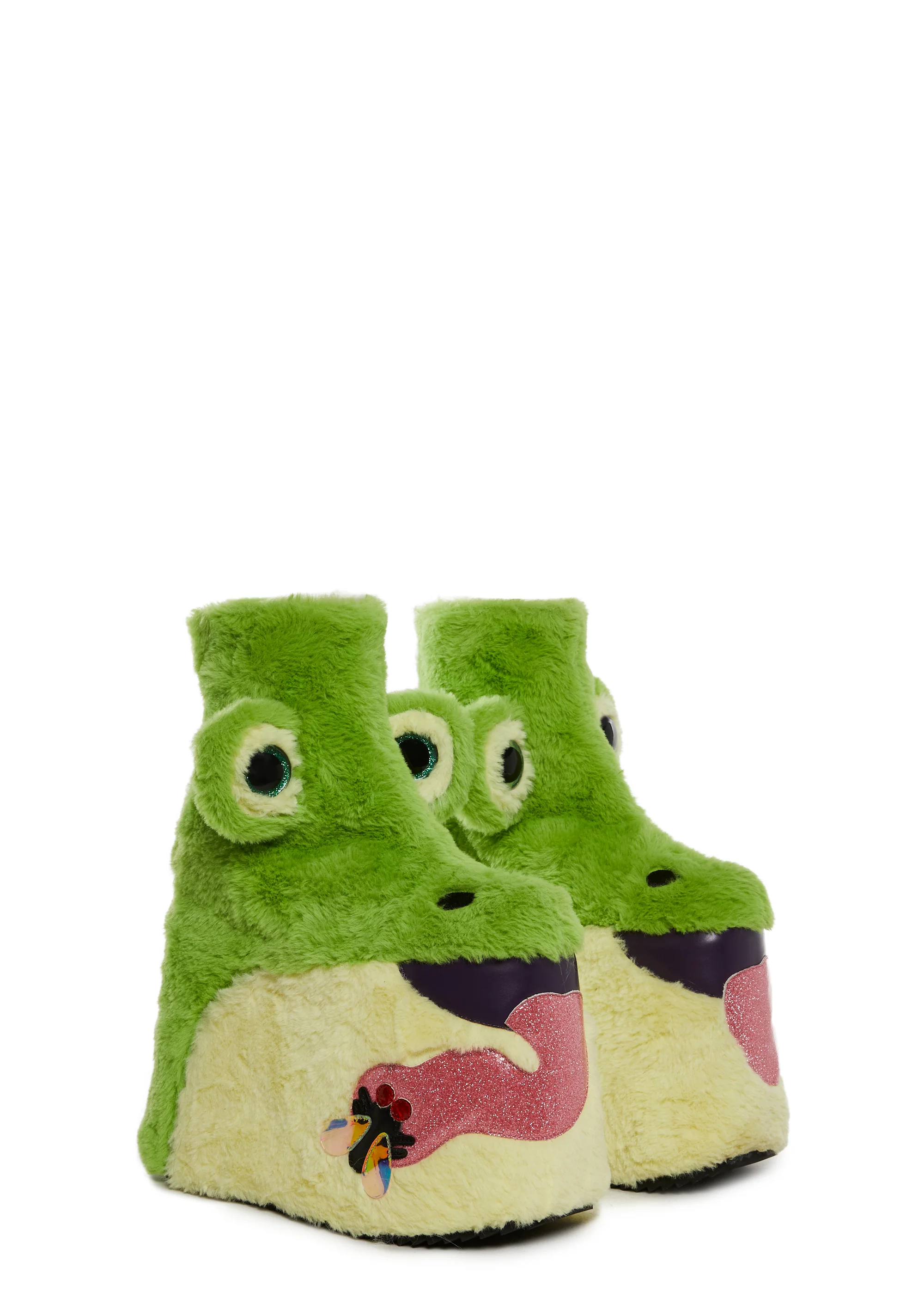 Total Wildlife Platform Booties - Green - Image 3