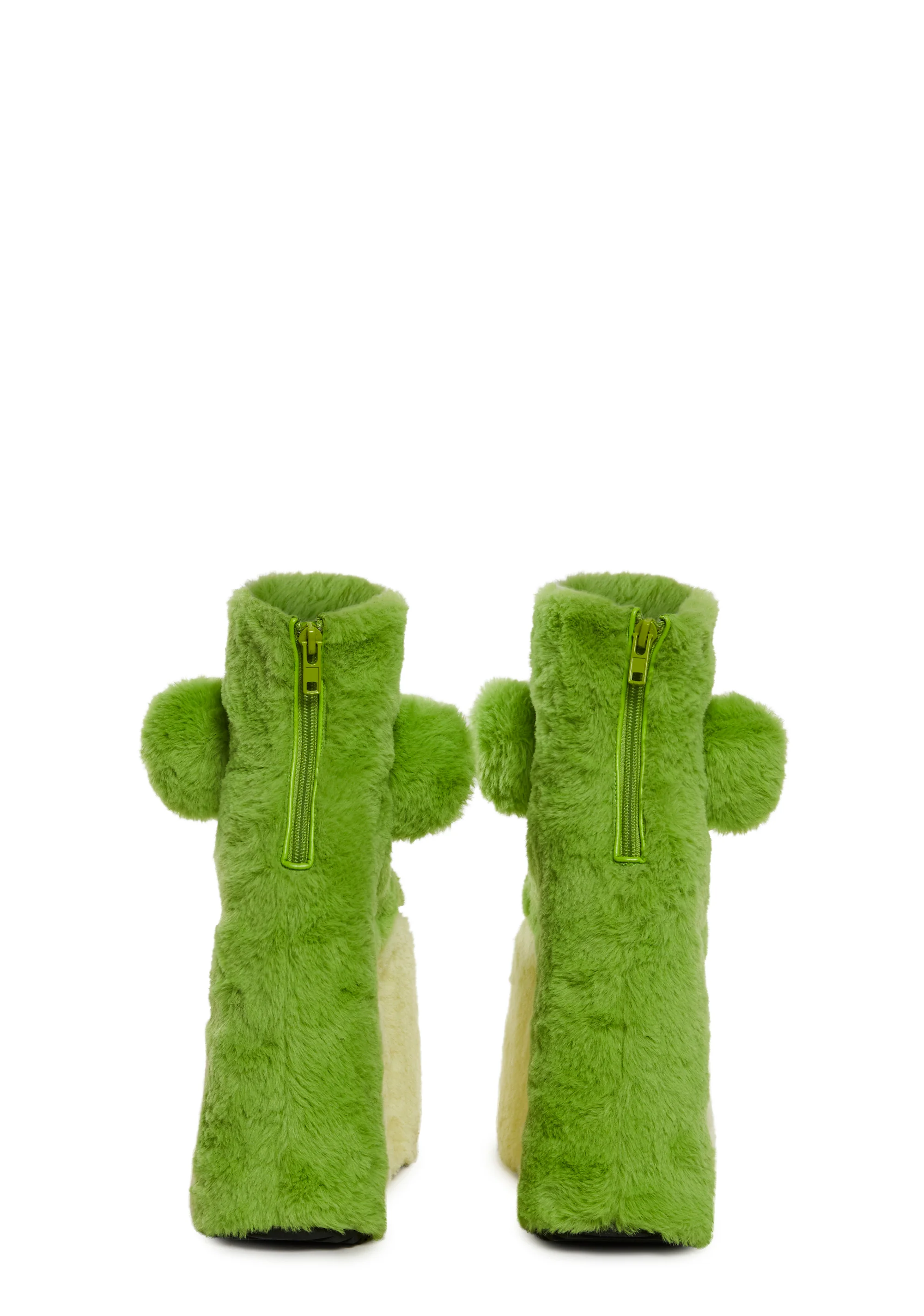 Total Wildlife Platform Booties - Green - Image 4