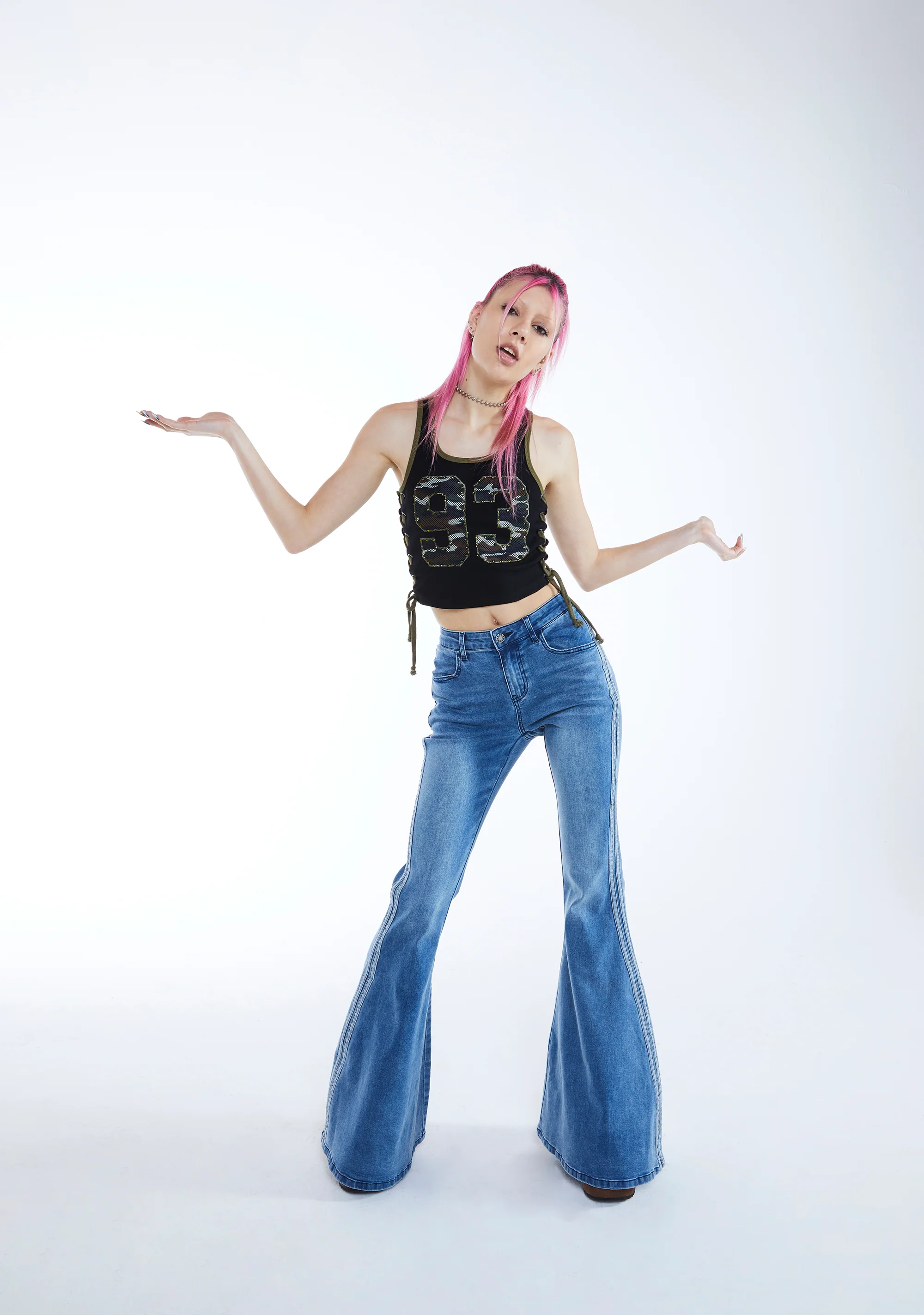 Totally Trippin Flared Jeans - Image 6