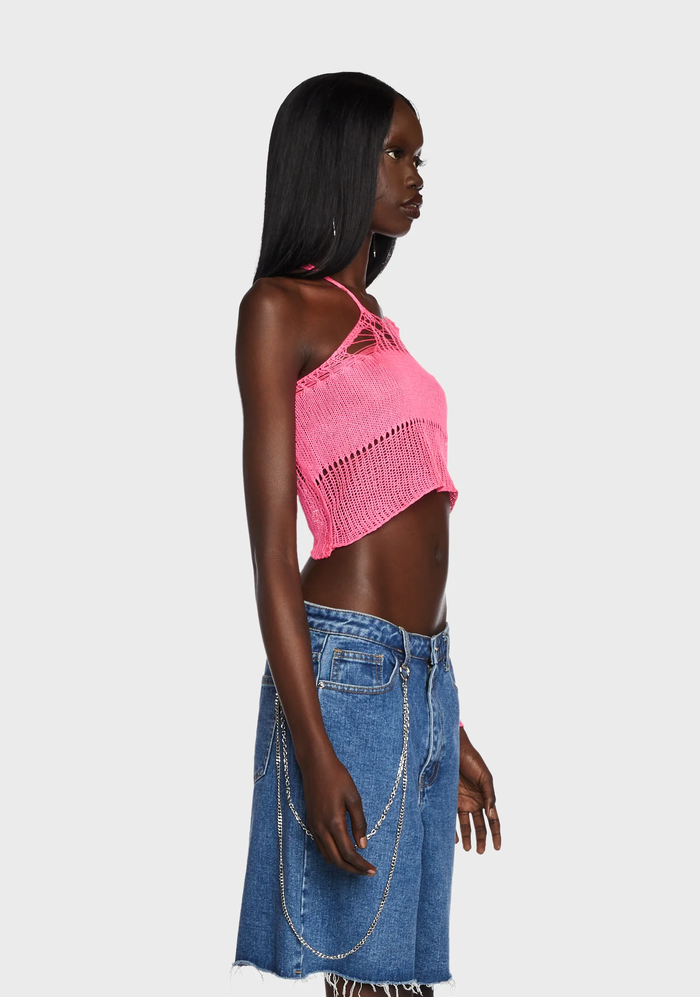 Touch Web Knit Top - Image 3