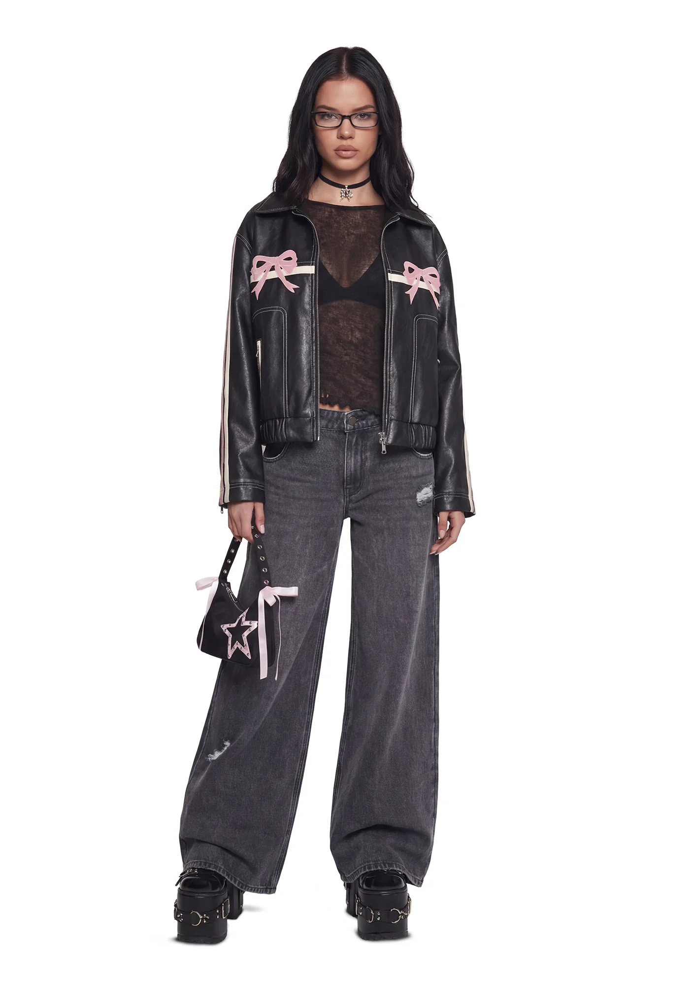 Tough Cutie Vegan Leather Jacket - Image 2
