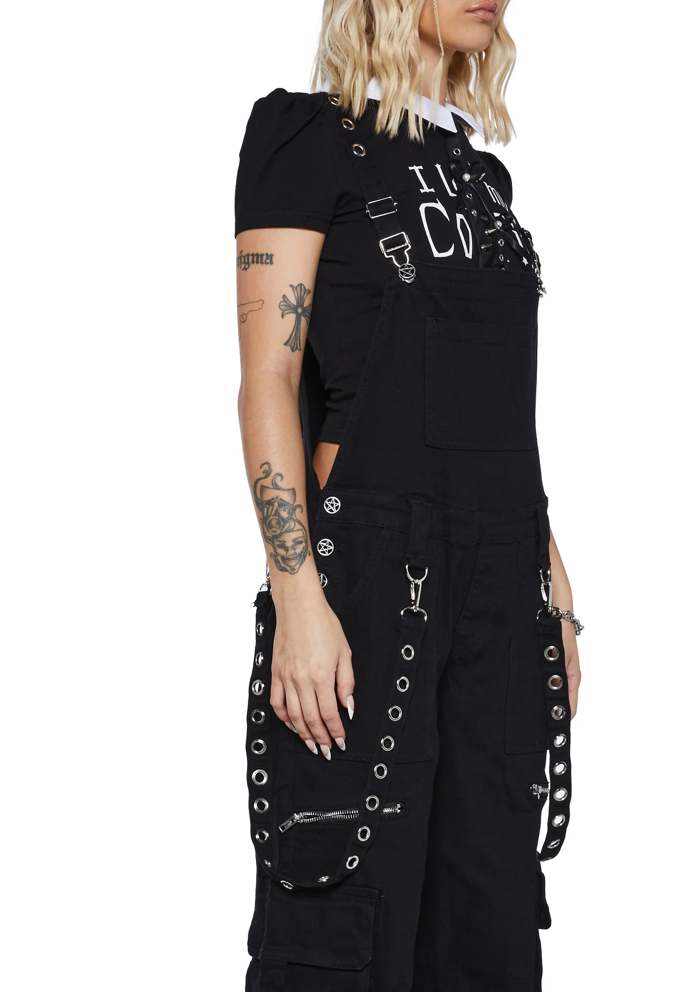 Tough Life Denim Overalls - Image 5