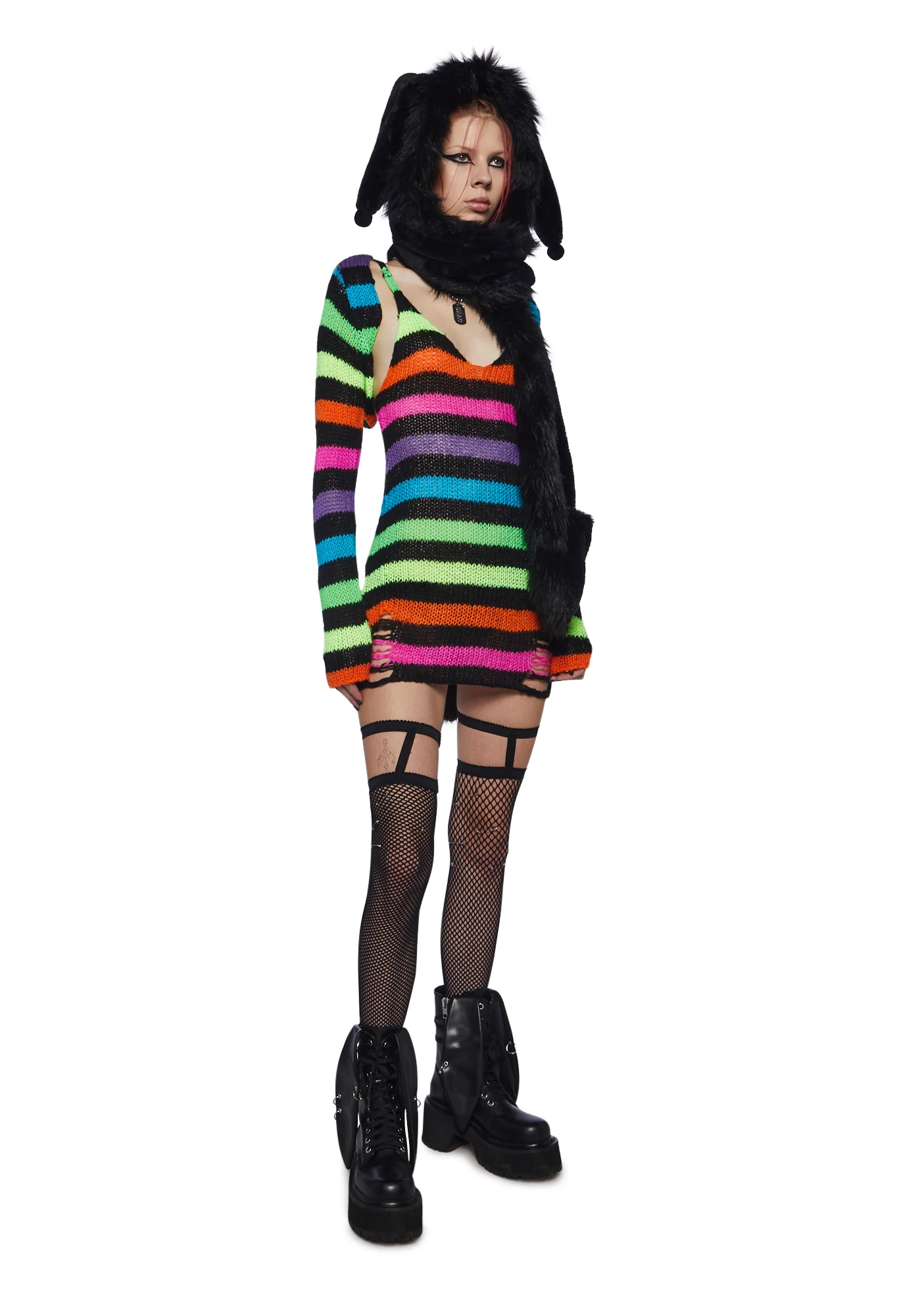 Tough Tendencies Dress And Shrug Set - Image 2