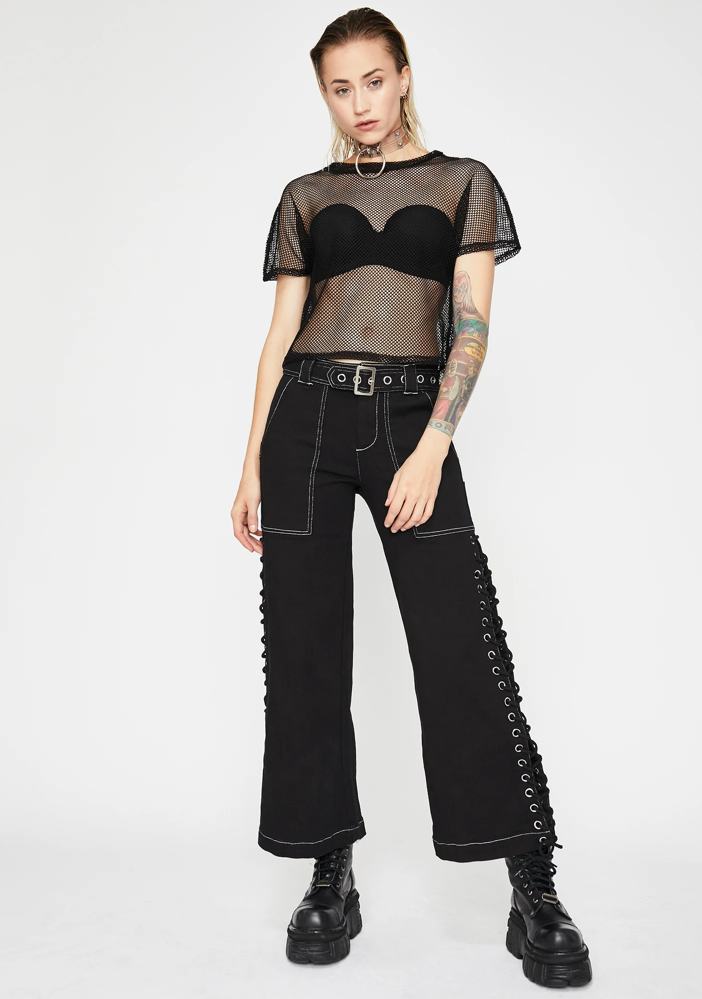Toxic Pursuit Fishnet Tee - Image 3