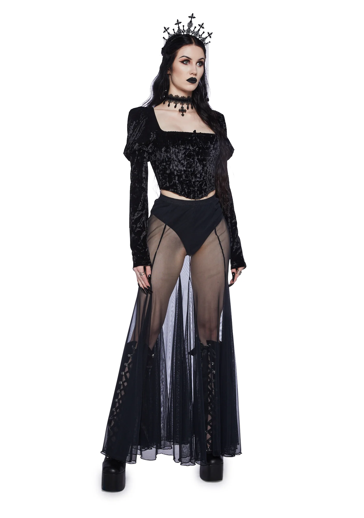 Transformed Kiss Long Sleeve Top - Image 2