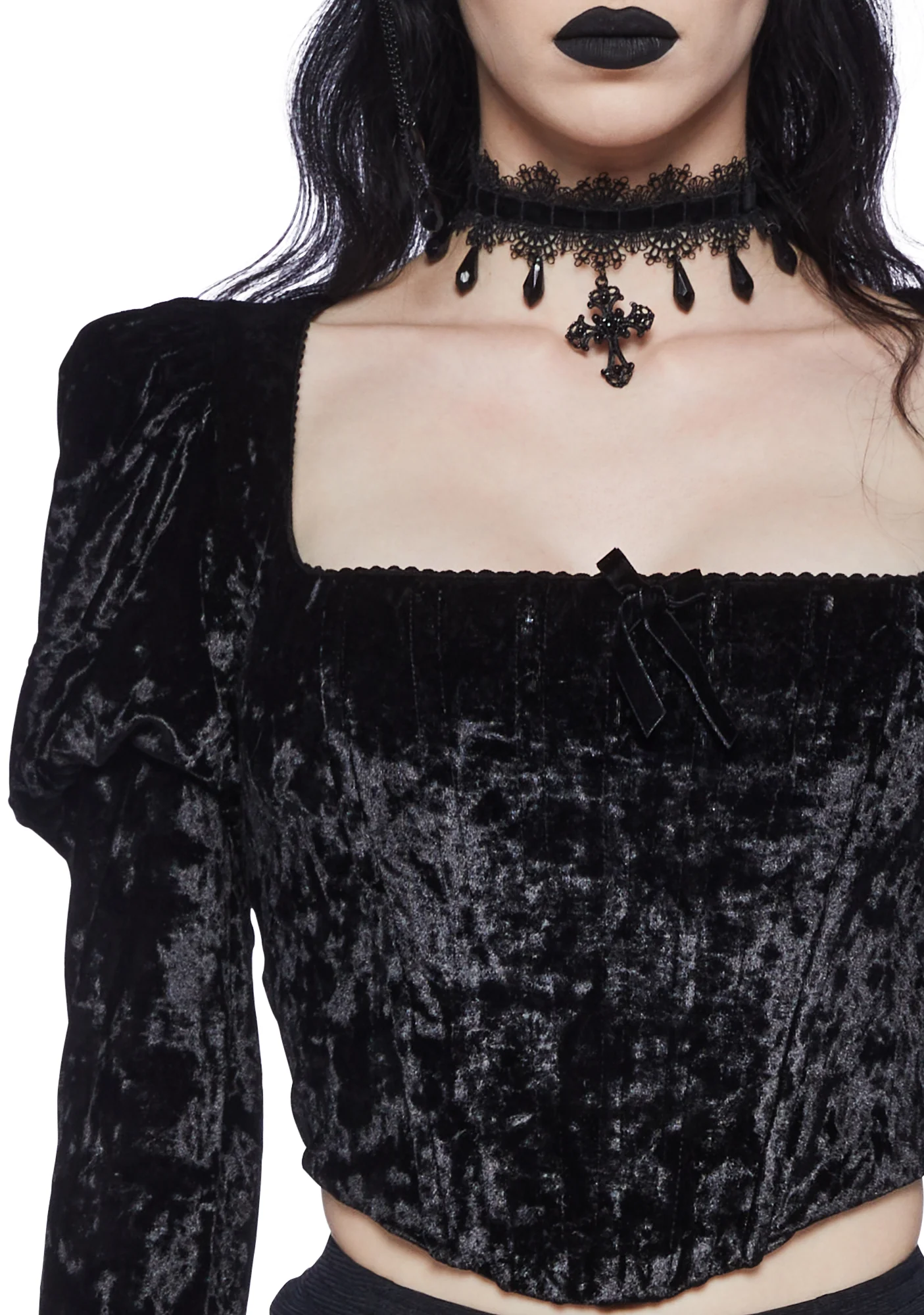 Transformed Kiss Long Sleeve Top - Image 5