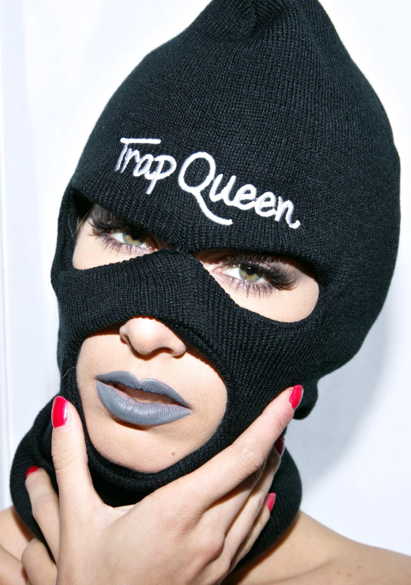 Trap Queen Ski Mask - Black - Image 8