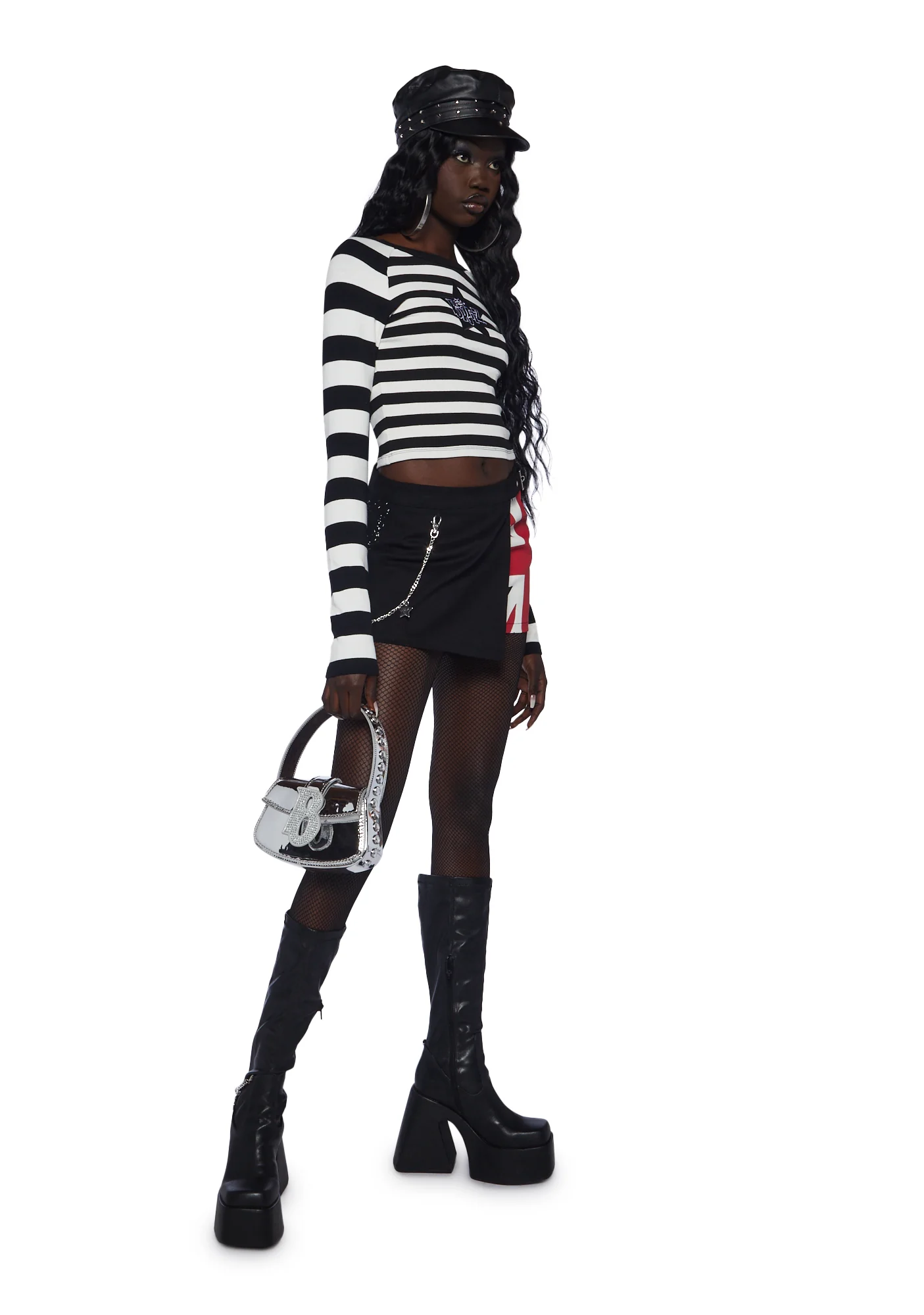 Trapped In Glitz Long Sleeve Top - Image 2