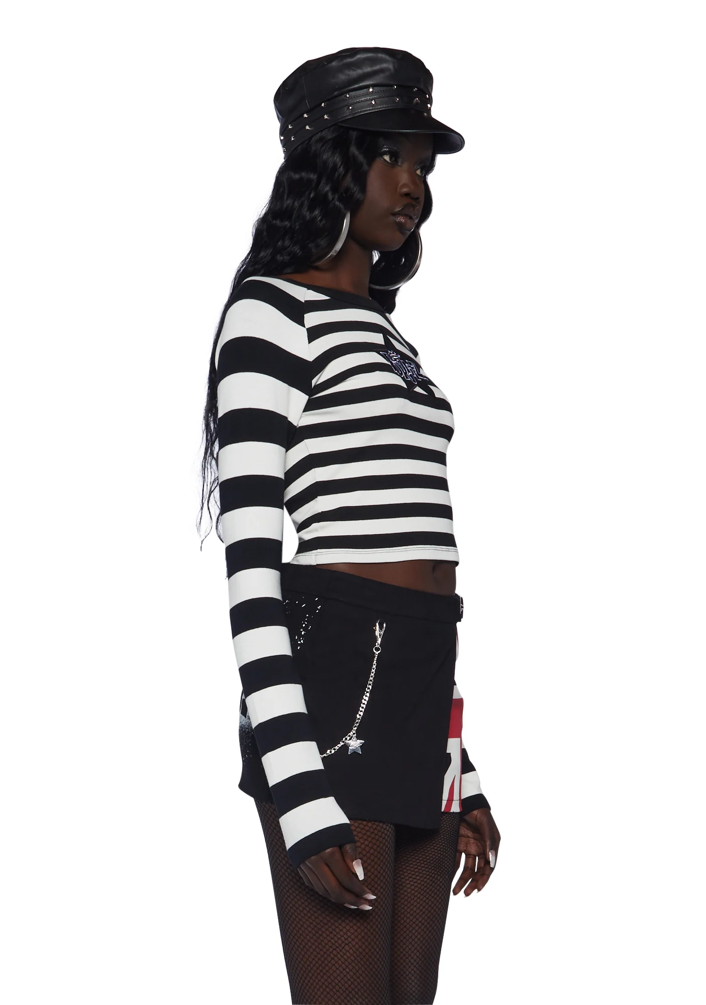 Trapped In Glitz Long Sleeve Top - Image 3