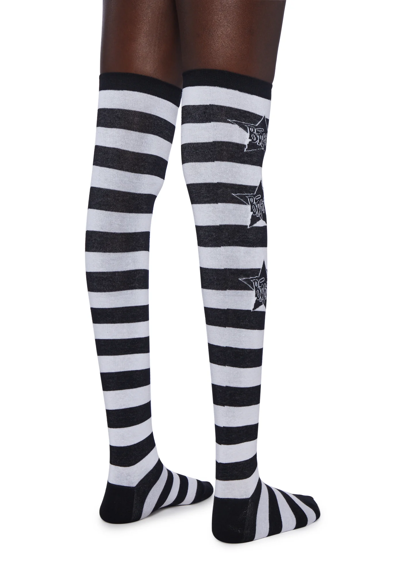 Trapped In Glitz Thigh High Socks - Image 4