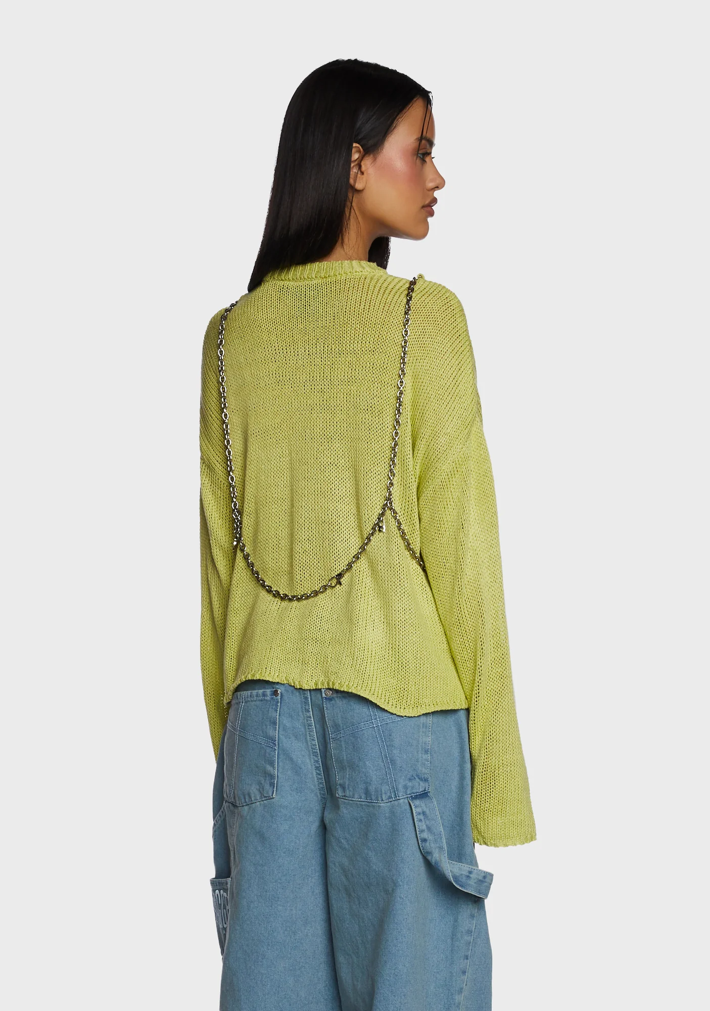 Trinket Layered Knit Sweater - Image 4