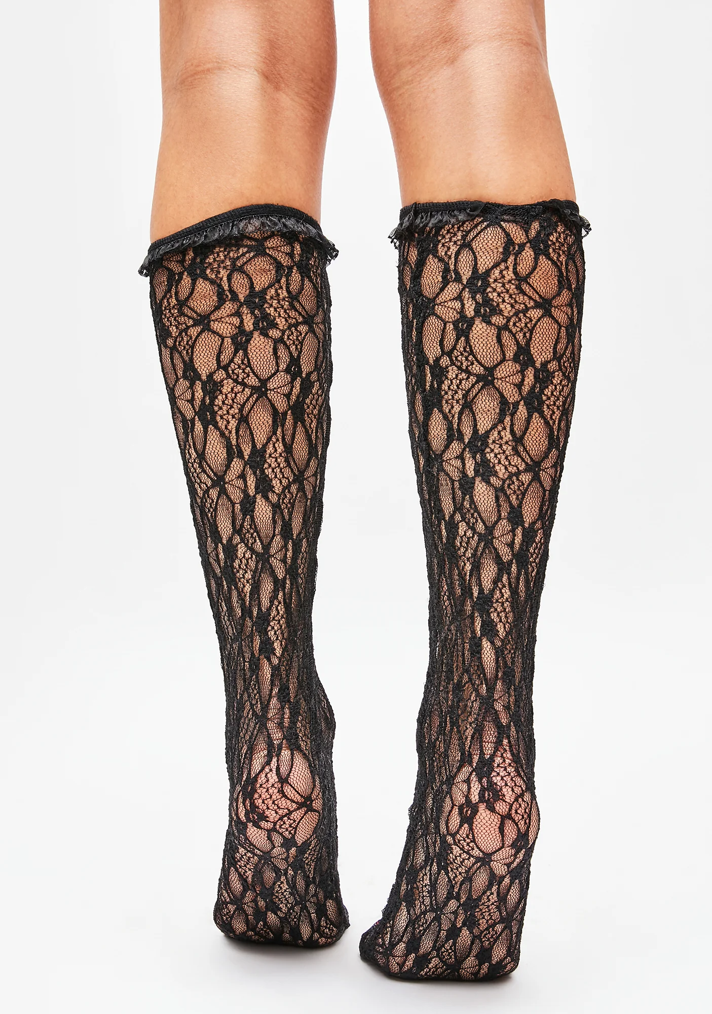 Triple Threat Rose Lace Socks - Image 3