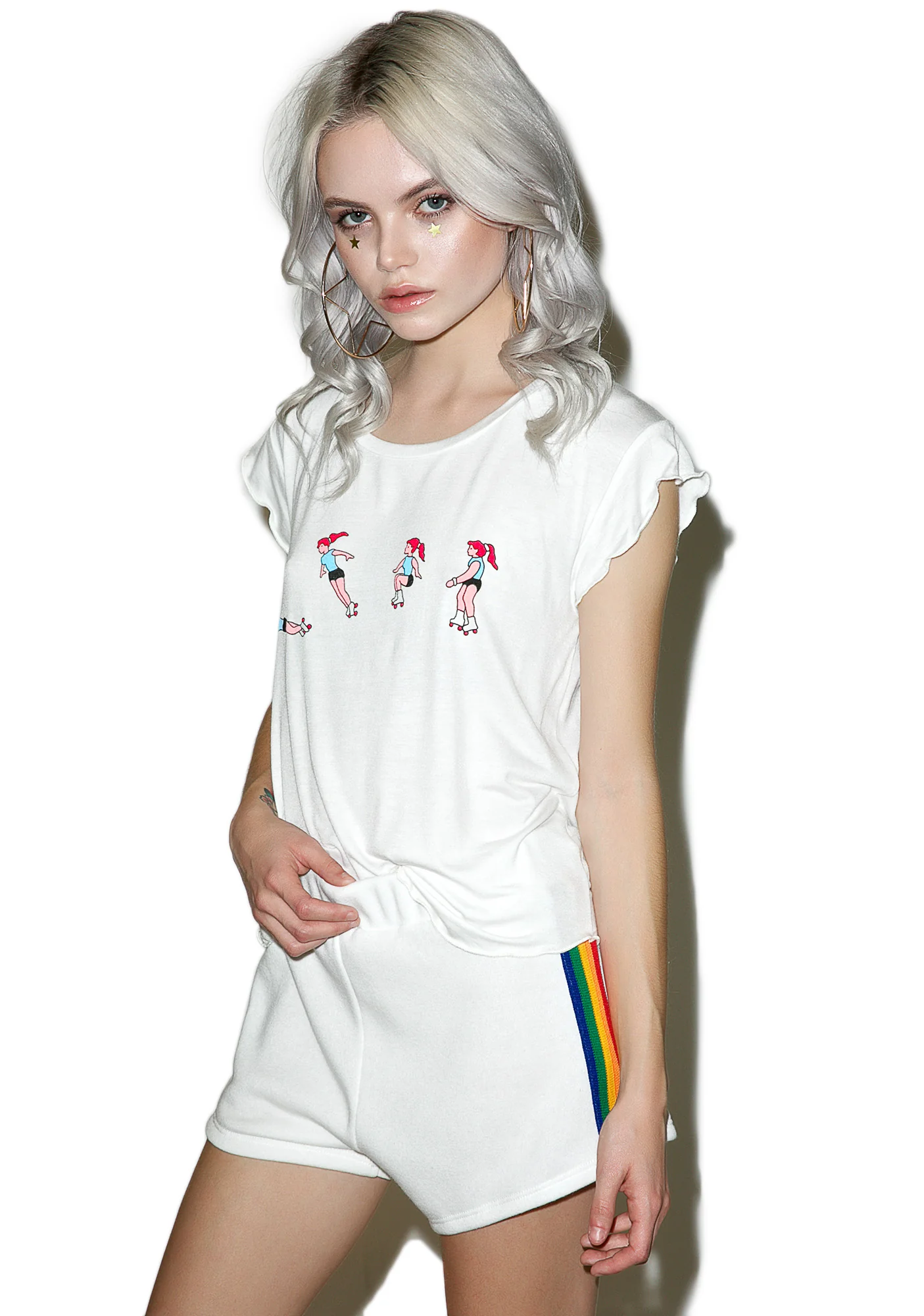 Tripping Roller Girl Tee - Image 2