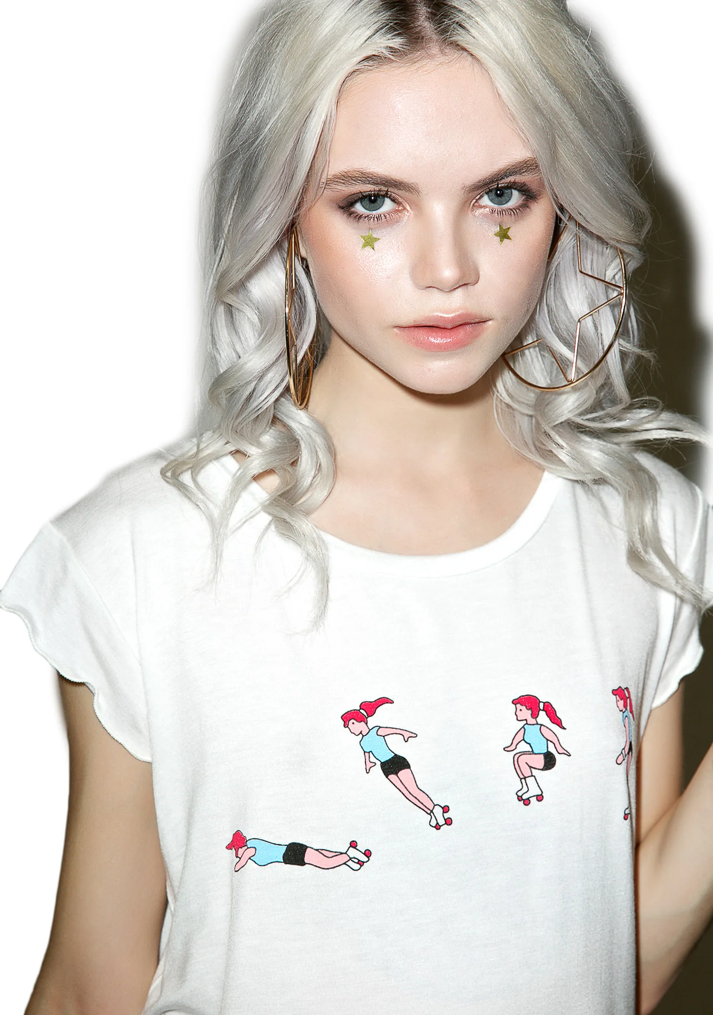 Tripping Roller Girl Tee - Image 4