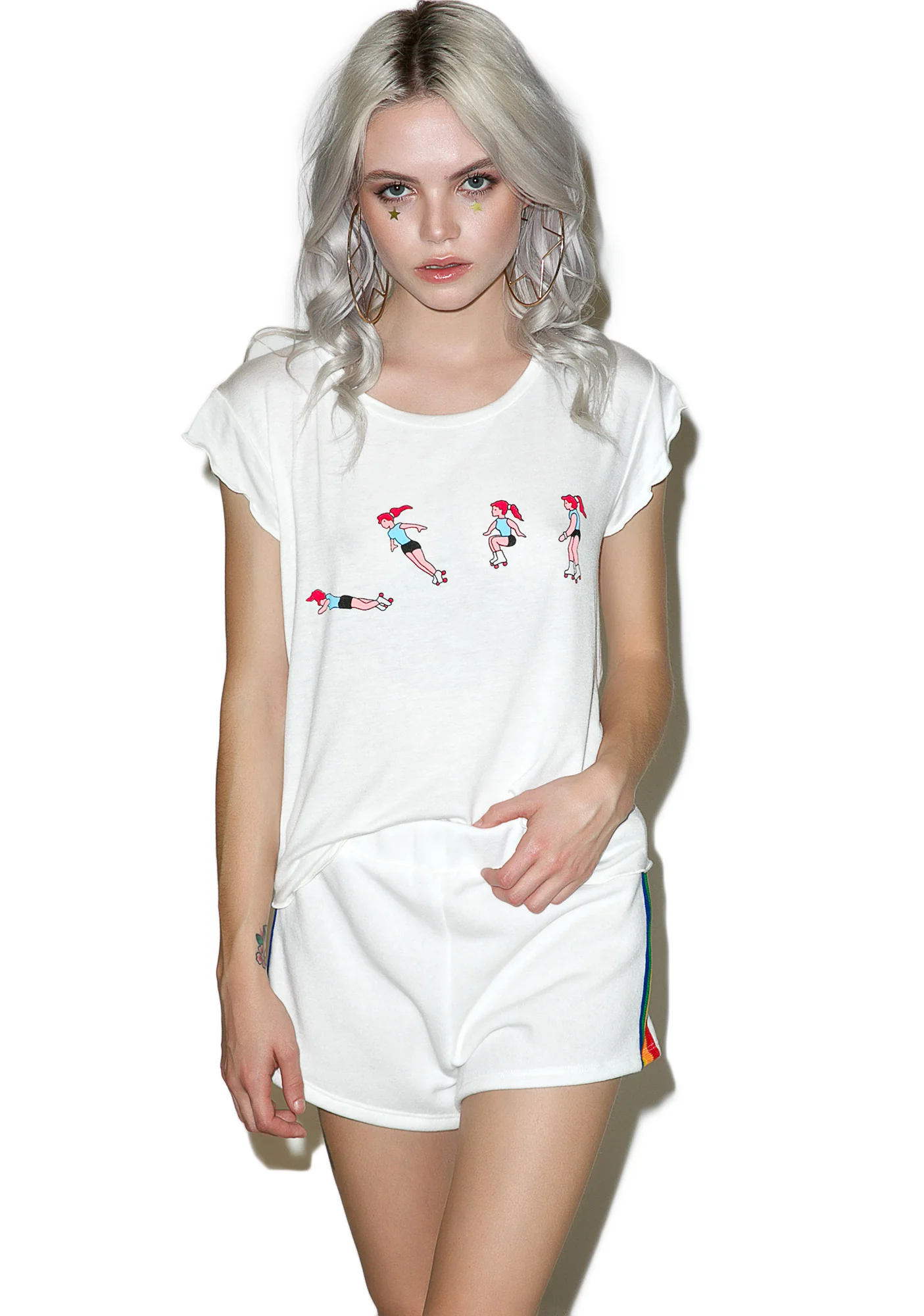 Tripping Roller Girl Tee - Image 5