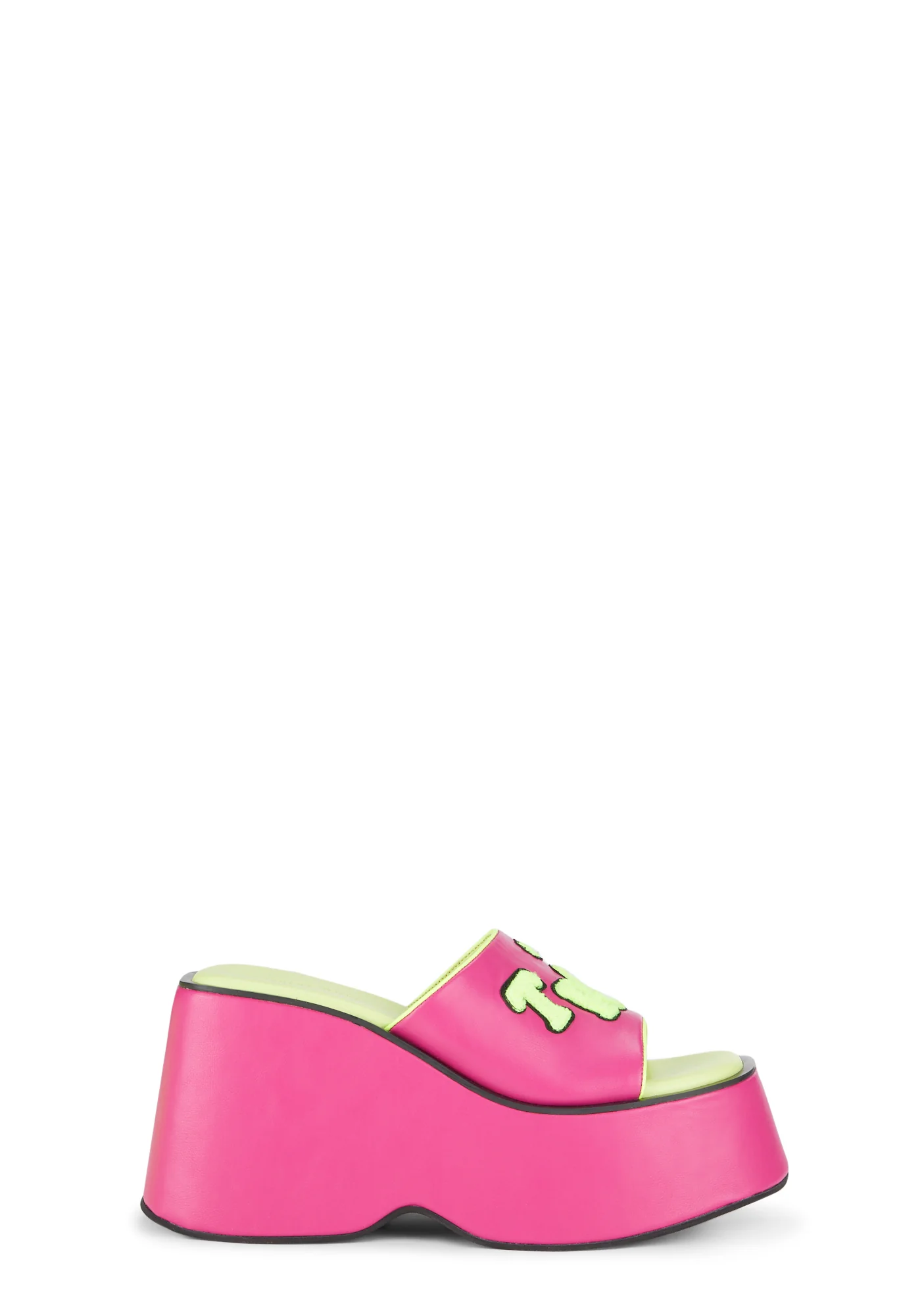 Trippy Side Platform Sandals - Image 3