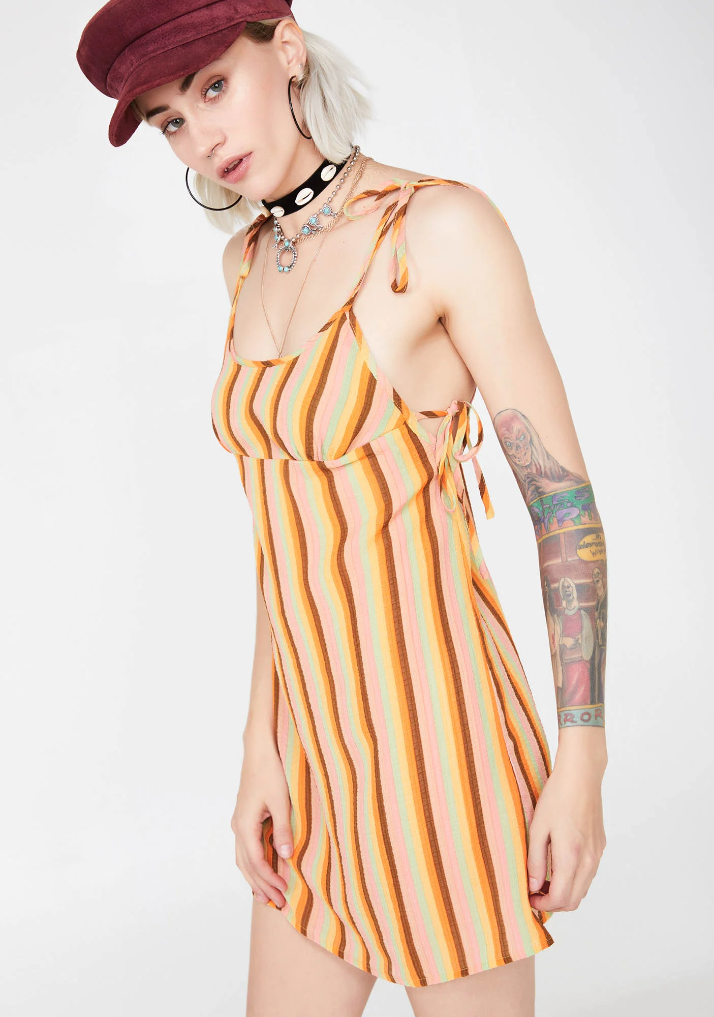 Trippy Traveler Stripe Dress - Image 2