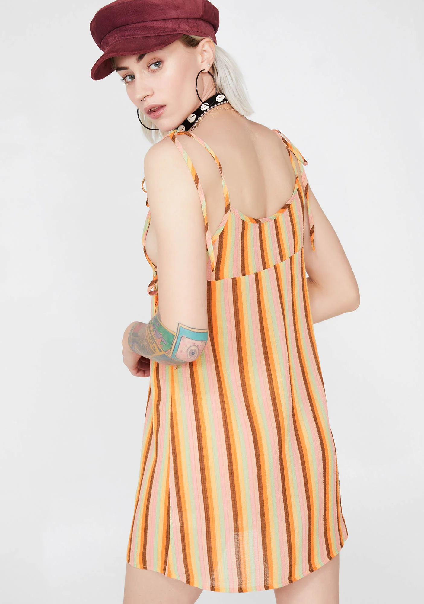 Trippy Traveler Stripe Dress - Image 4