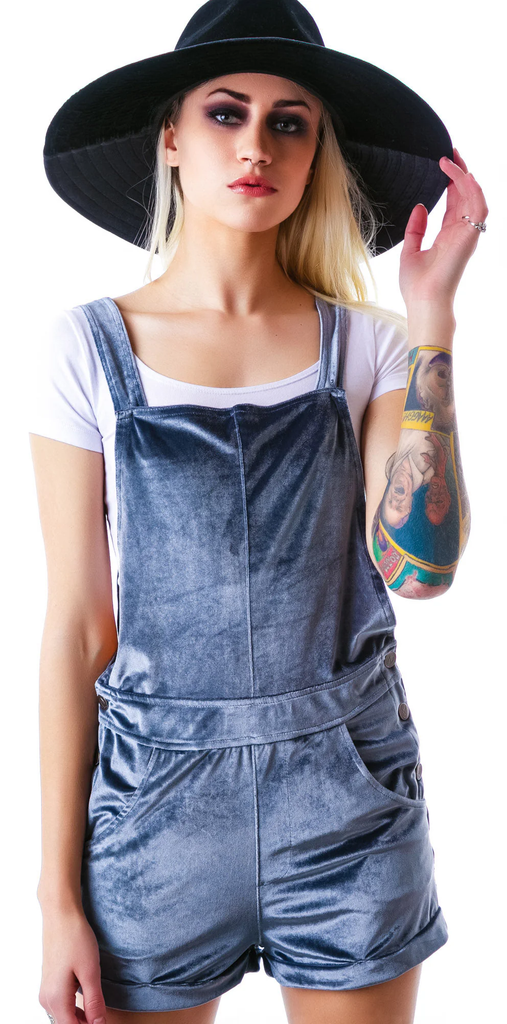 TroubleMaker Playsuit - Dark Gray - Image 4