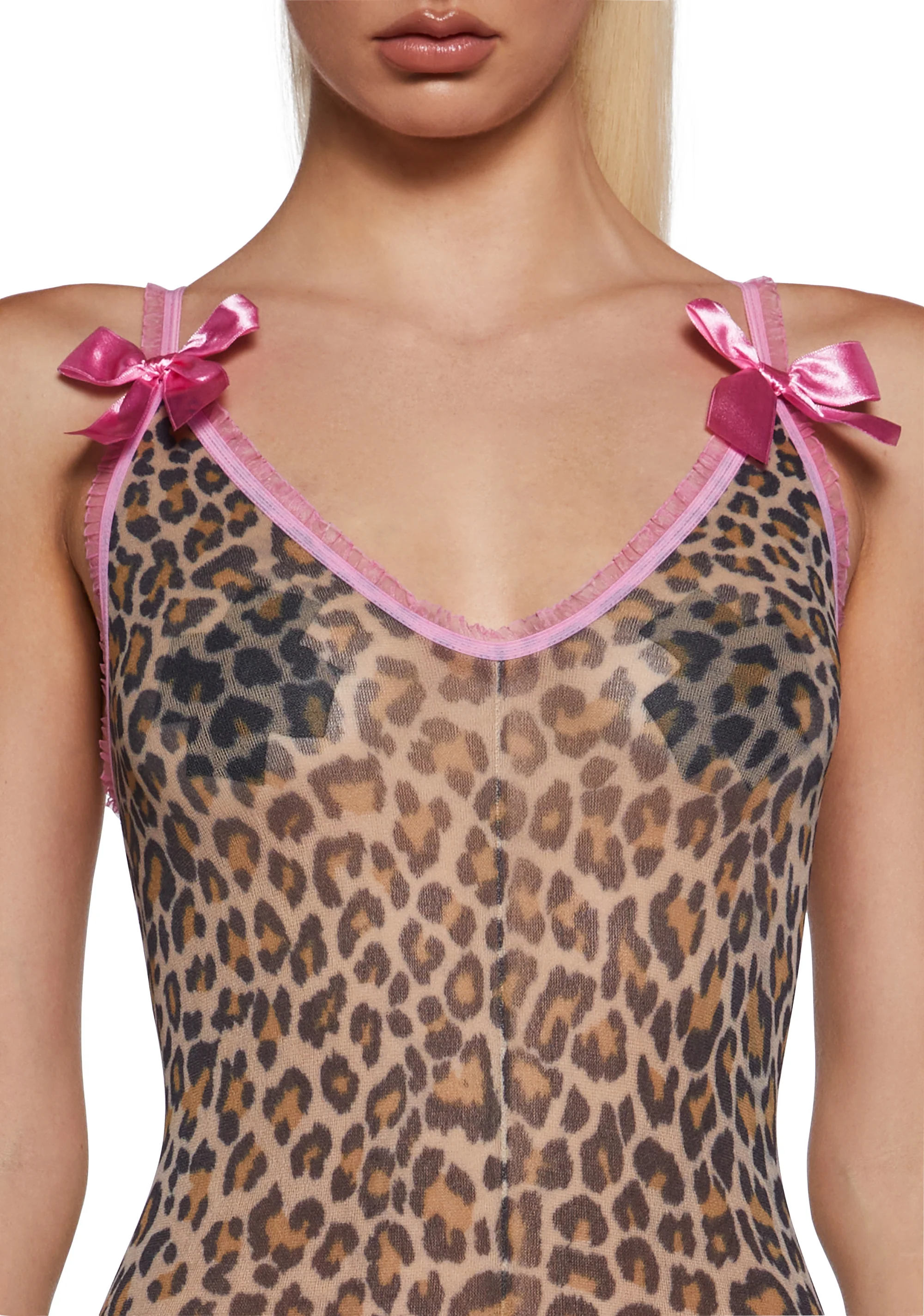True Spots Mesh Body Stocking - Image 2