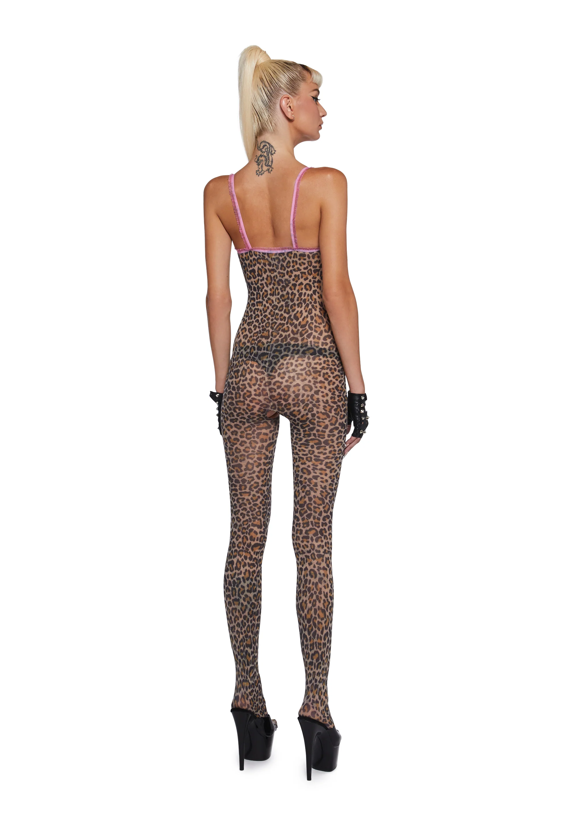 True Spots Mesh Body Stocking - Image 4