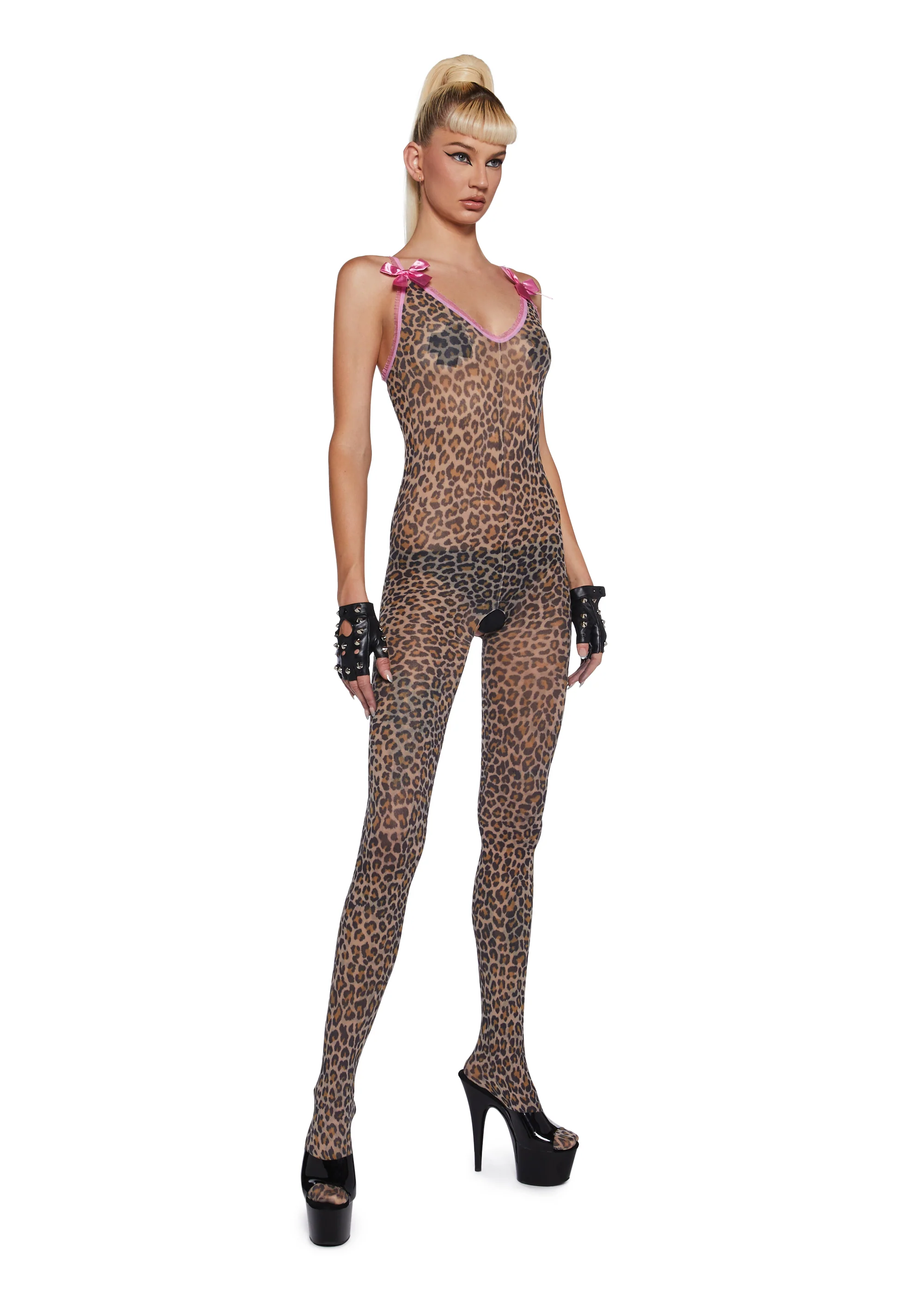True Spots Mesh Body Stocking - Image 5