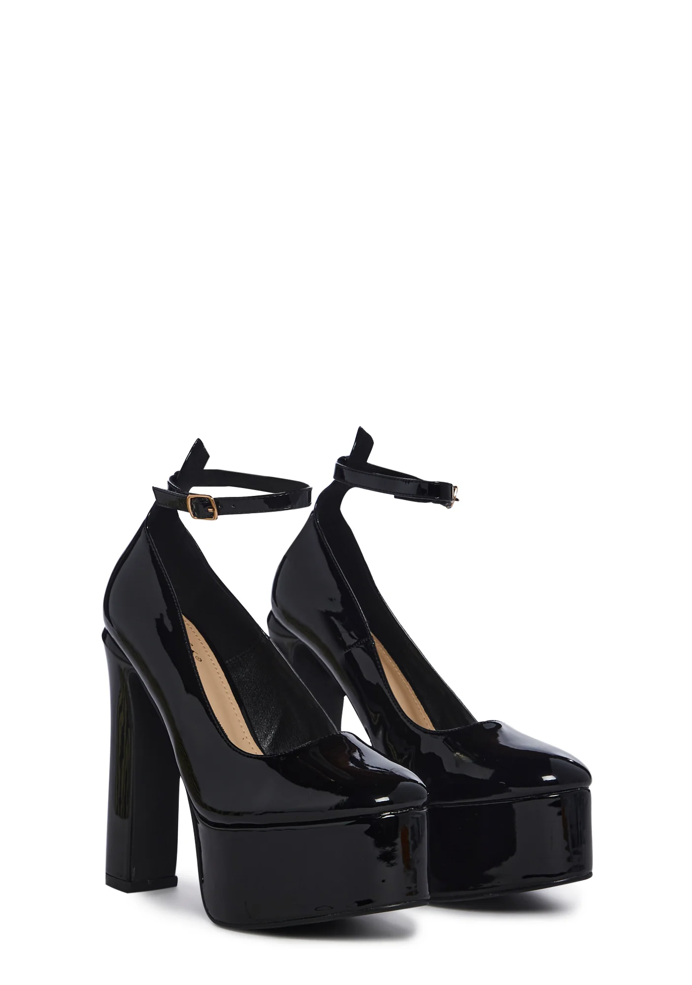 Truly Admired Platform Heels - Black - Image 3