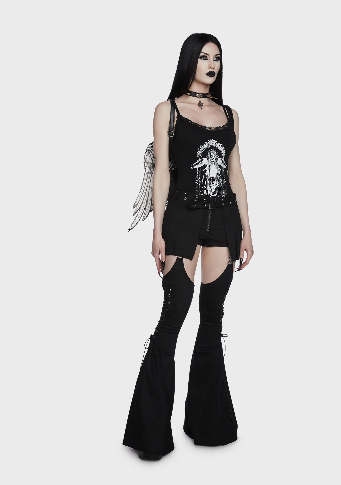 Truth Unknown Convertible Flare Pants - Image 2