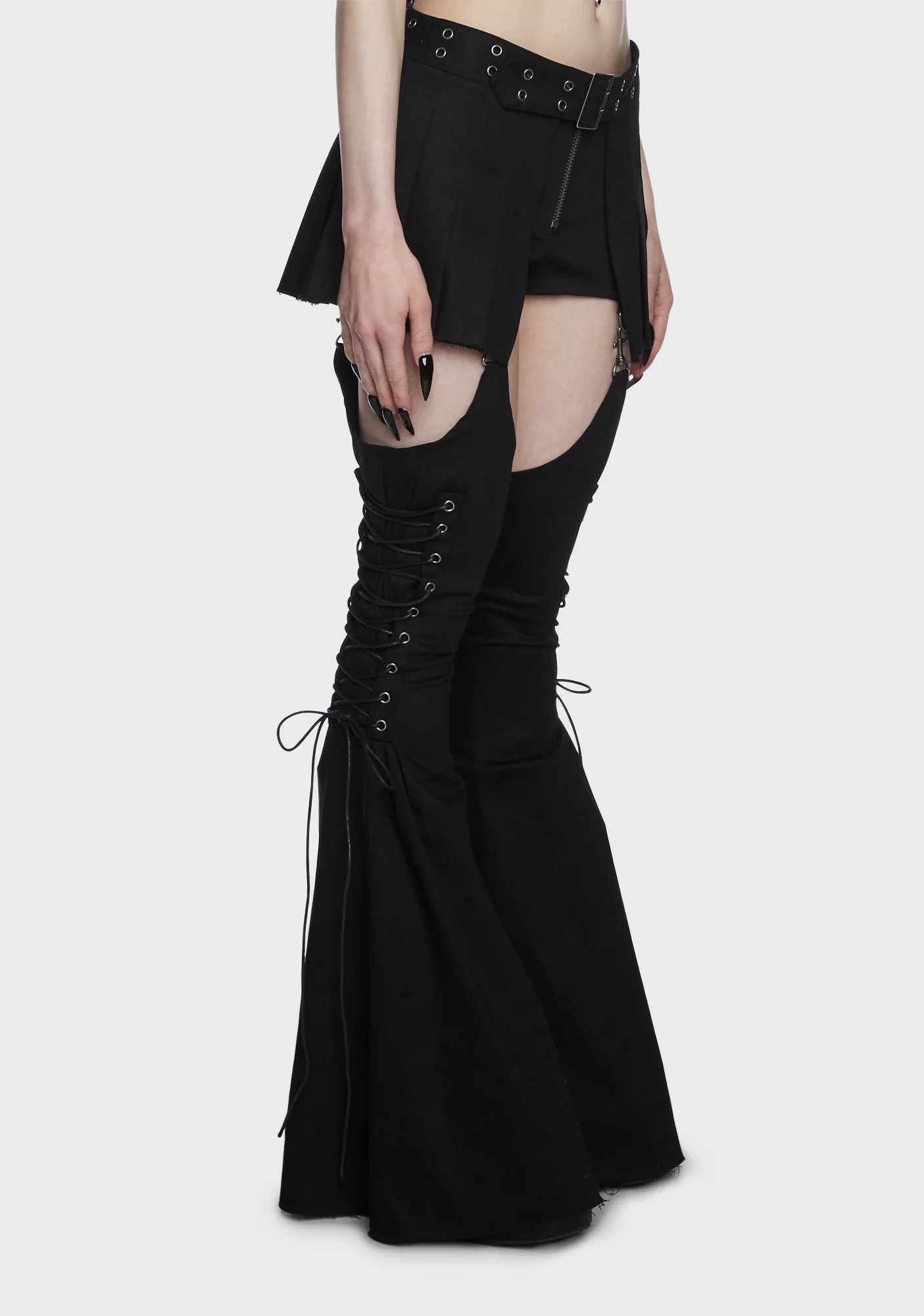 Truth Unknown Convertible Flare Pants - Image 3