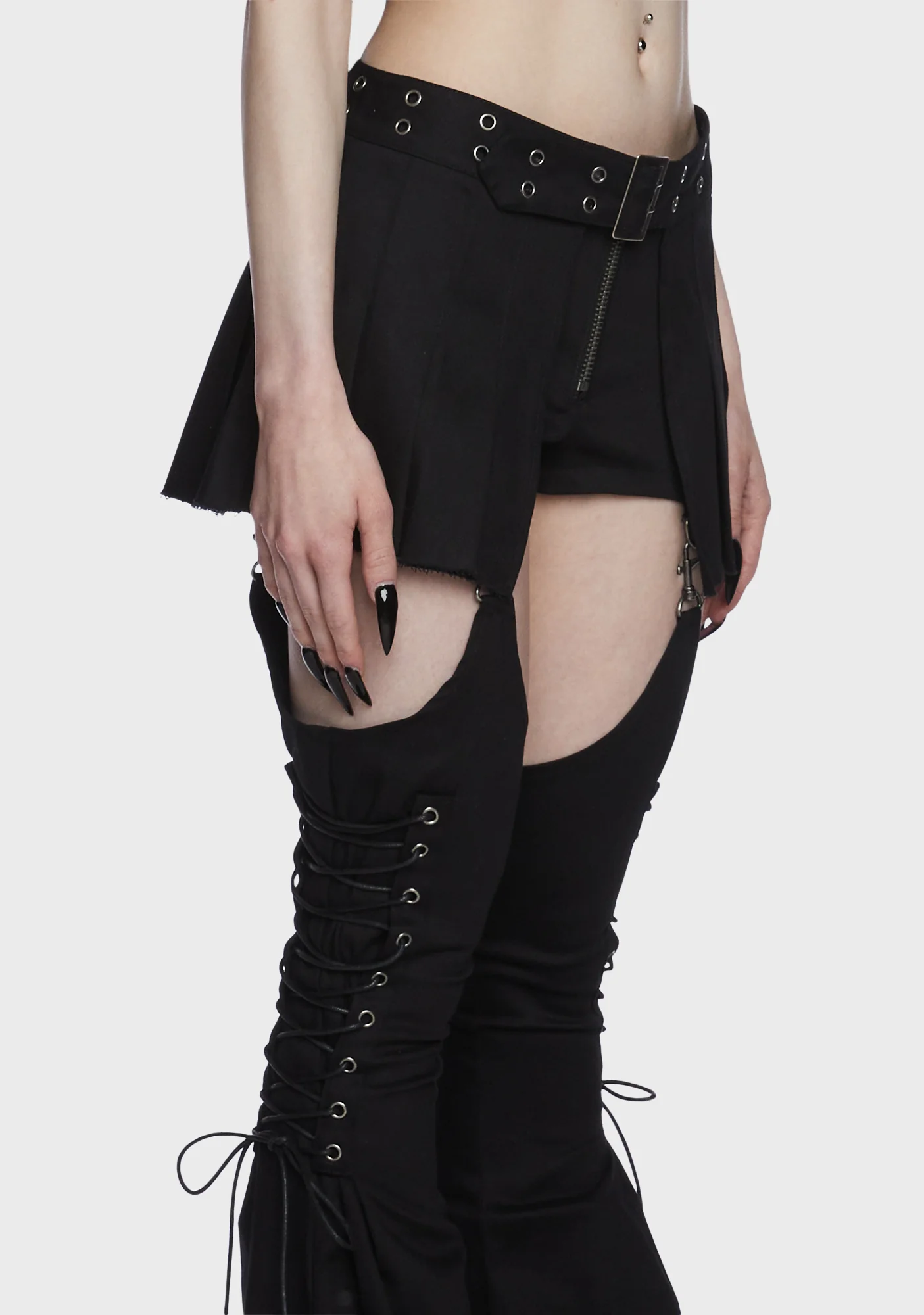 Truth Unknown Convertible Flare Pants - Image 5