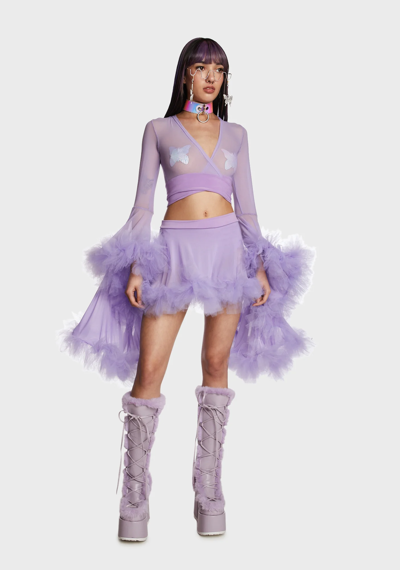 Tulle Fairy Set - Lilac - Image 3
