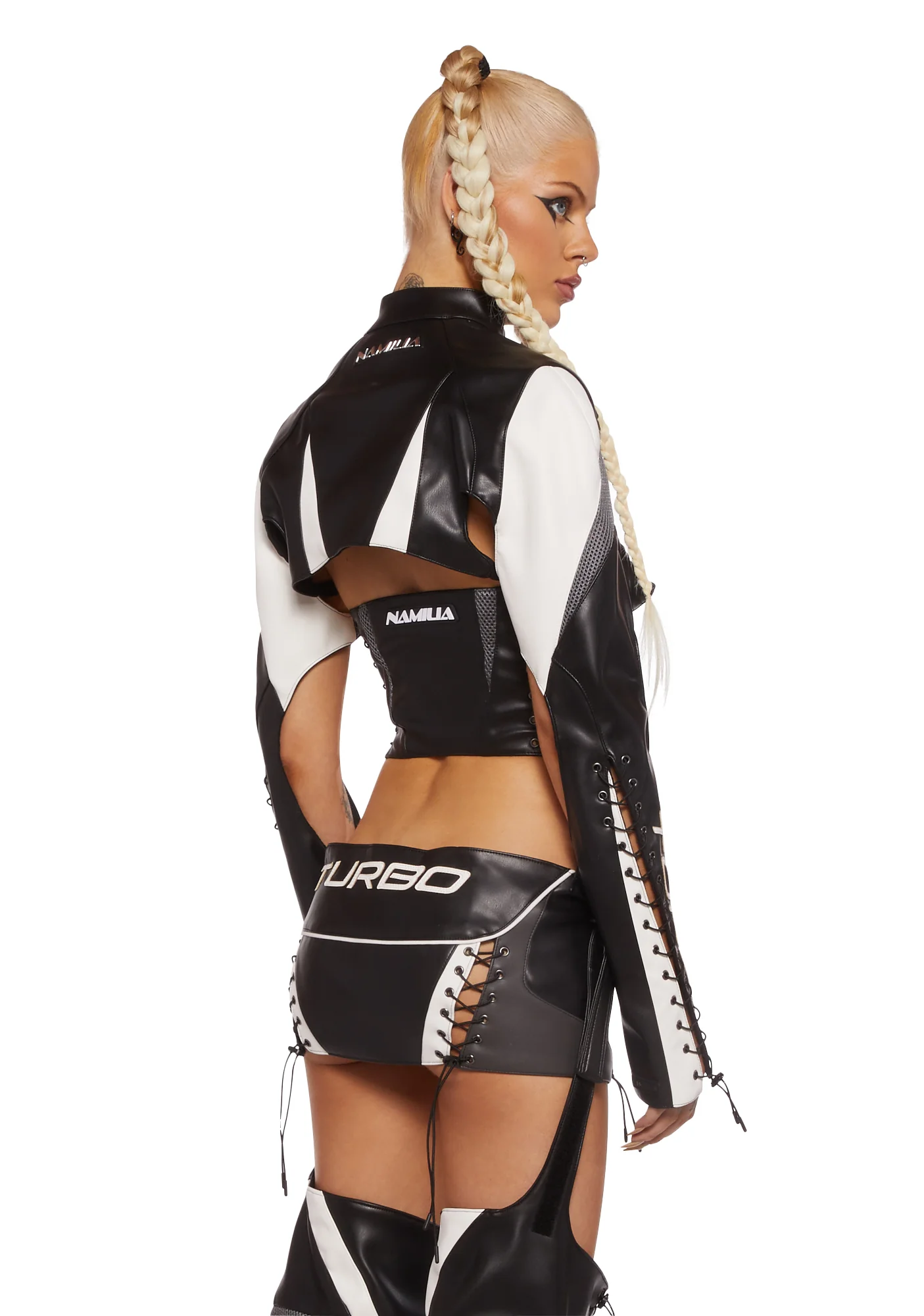 Turbo Moto Choker Jacket - Image 4