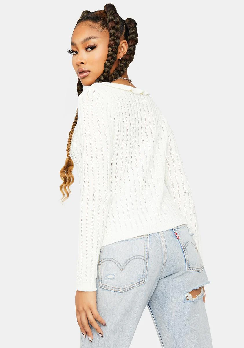 Turning Minds Open Front Crop Top - Image 4