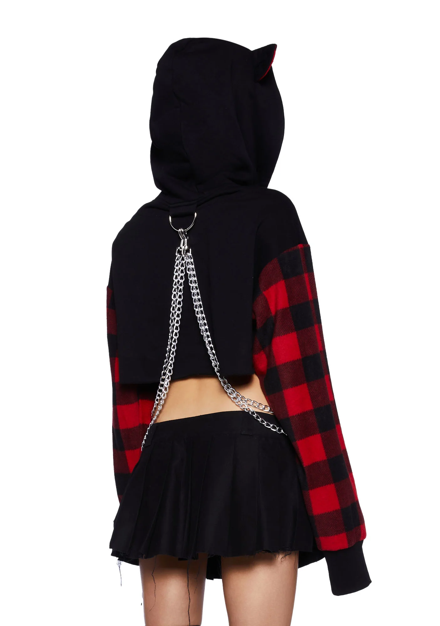 Turning Tails Cropped Hoodie - Image 4