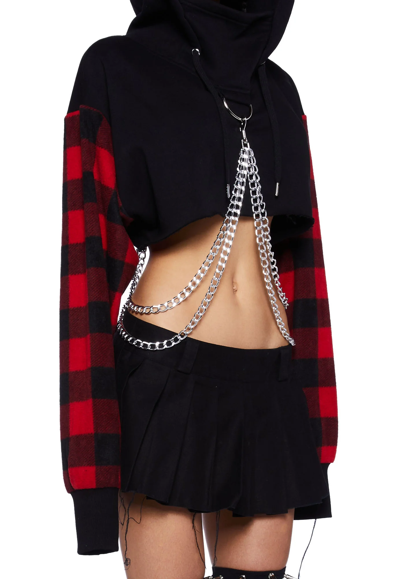 Turning Tails Cropped Hoodie - Image 5