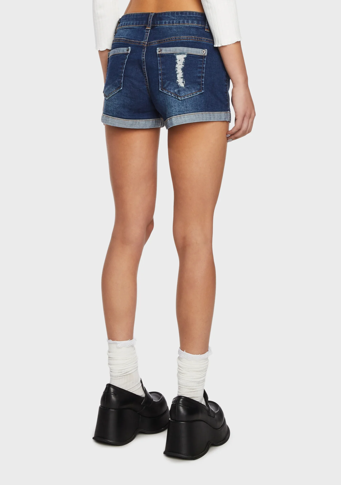 Turnstile Jumper Denim Shorts - Image 4