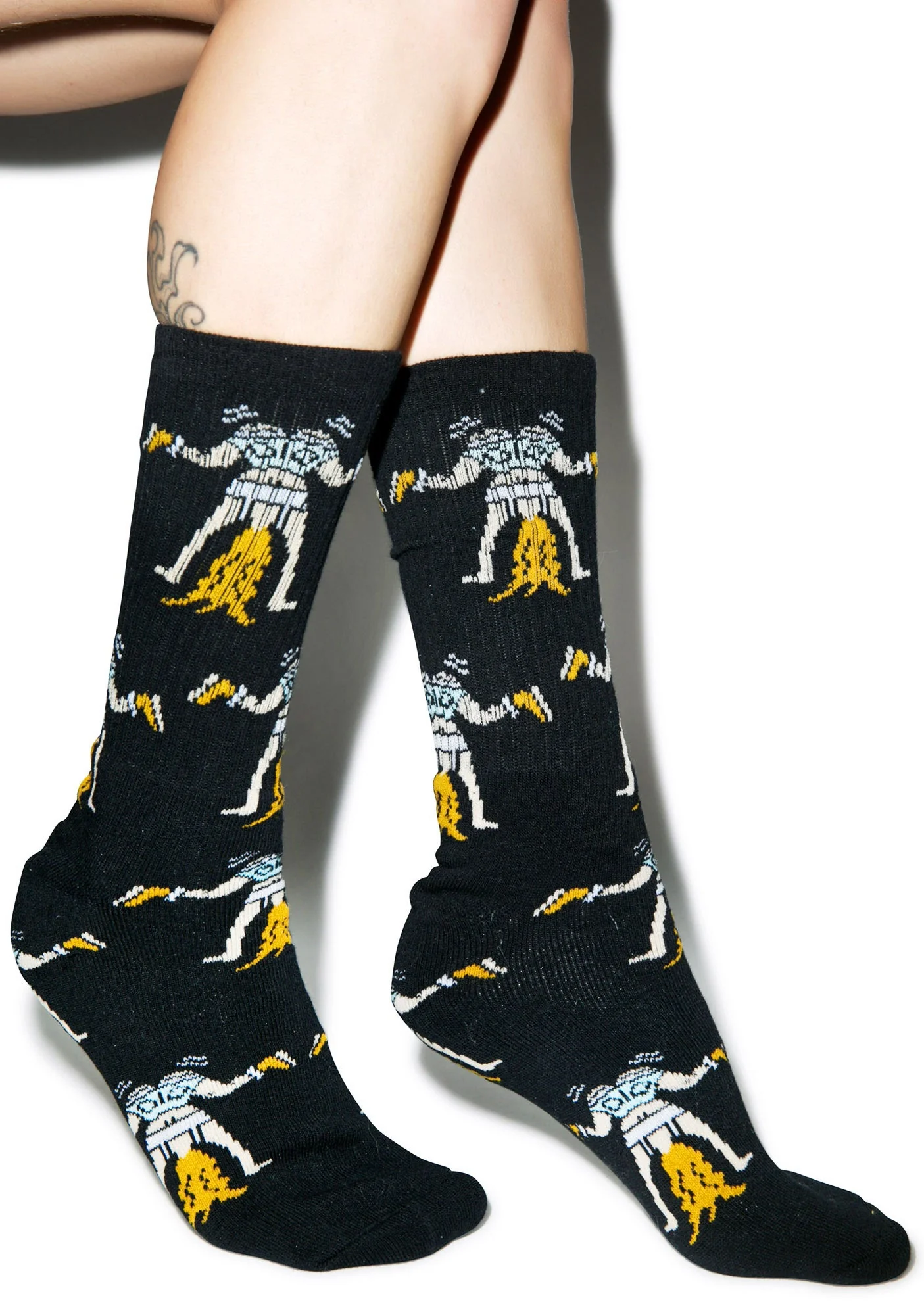 Twerk Athletic Socks - Black - Image 9