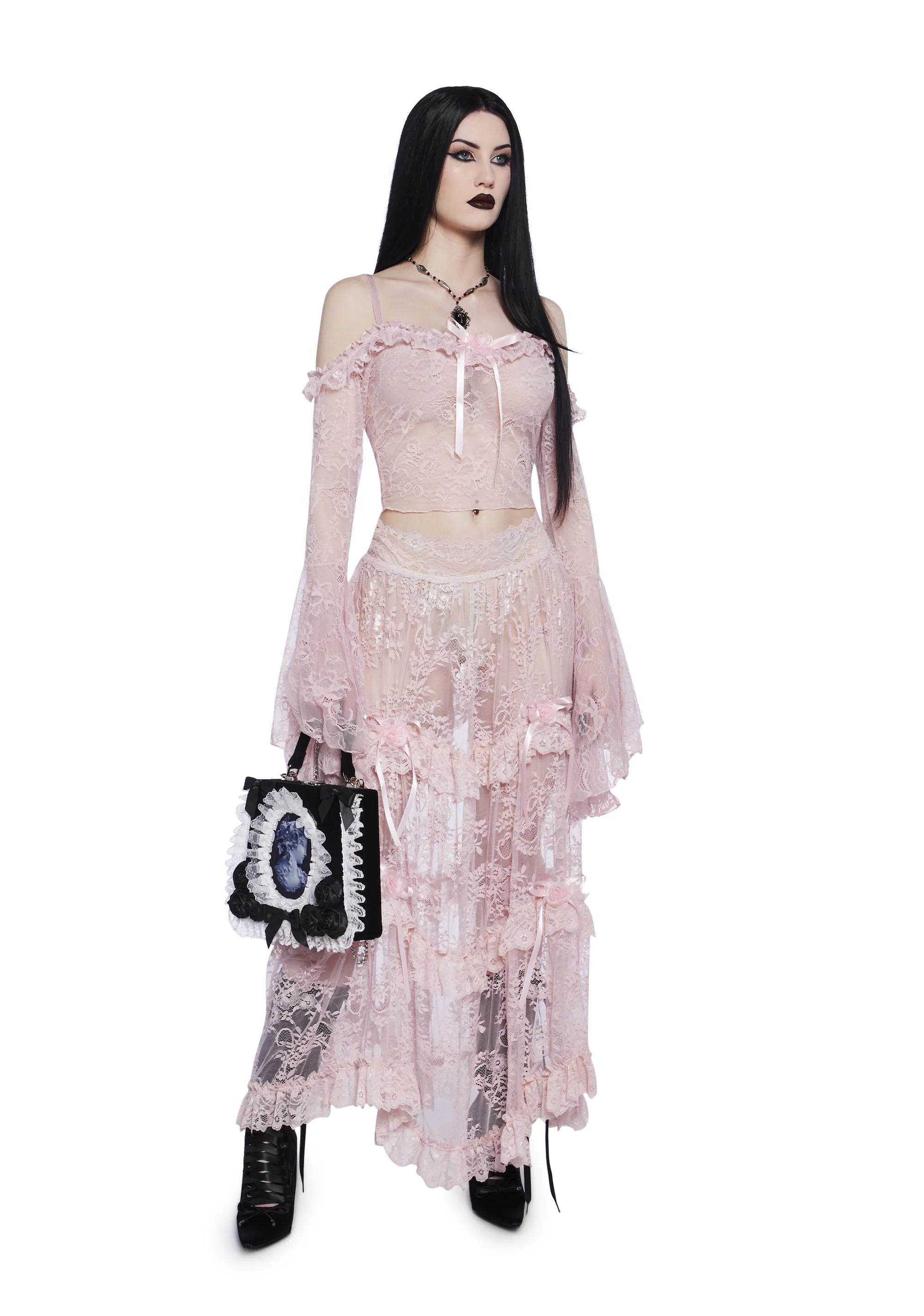 Twilight Reverie Cameo Handbag - Image 6