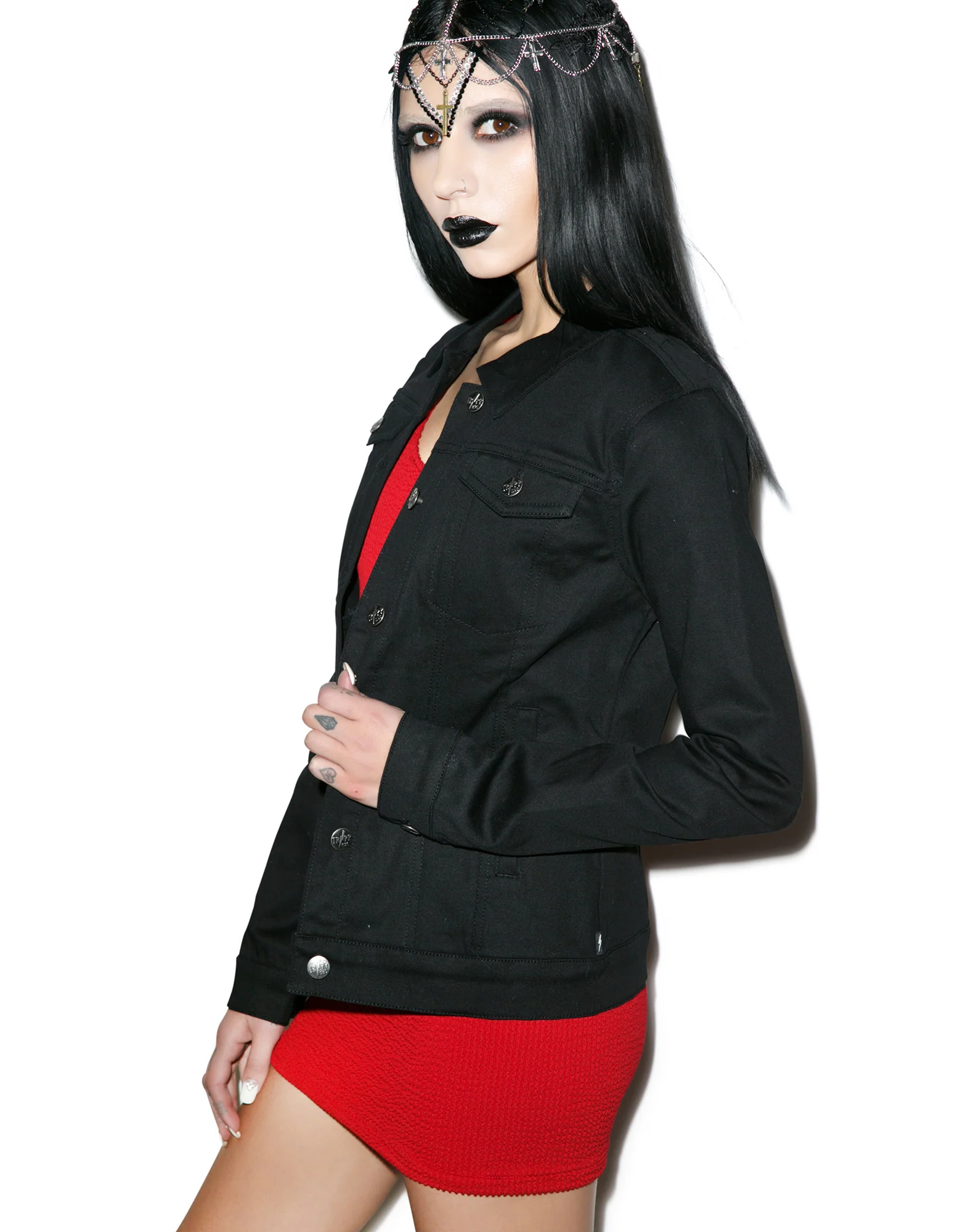 Twill Trucker Jacket - Image 2