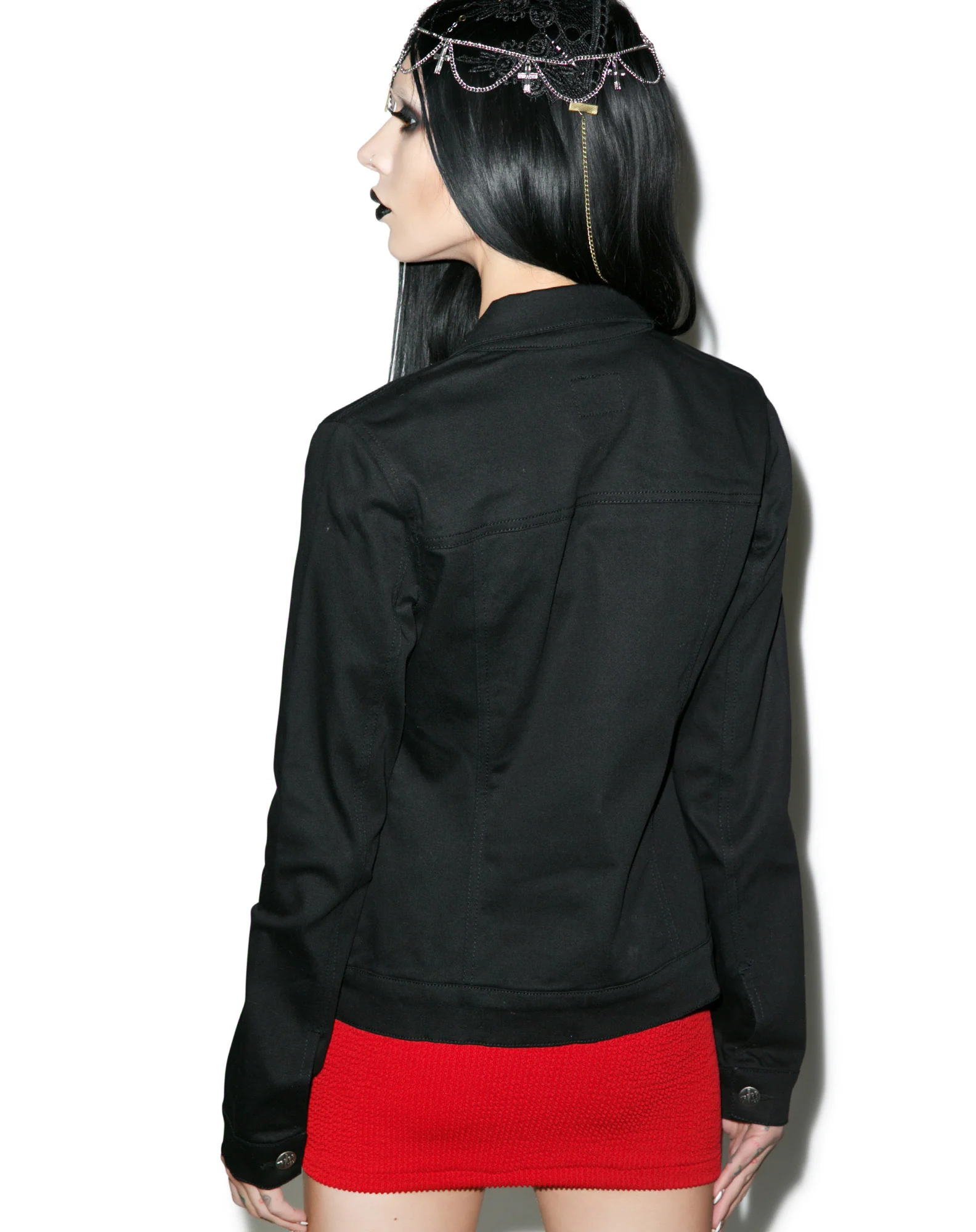 Twill Trucker Jacket - Image 4