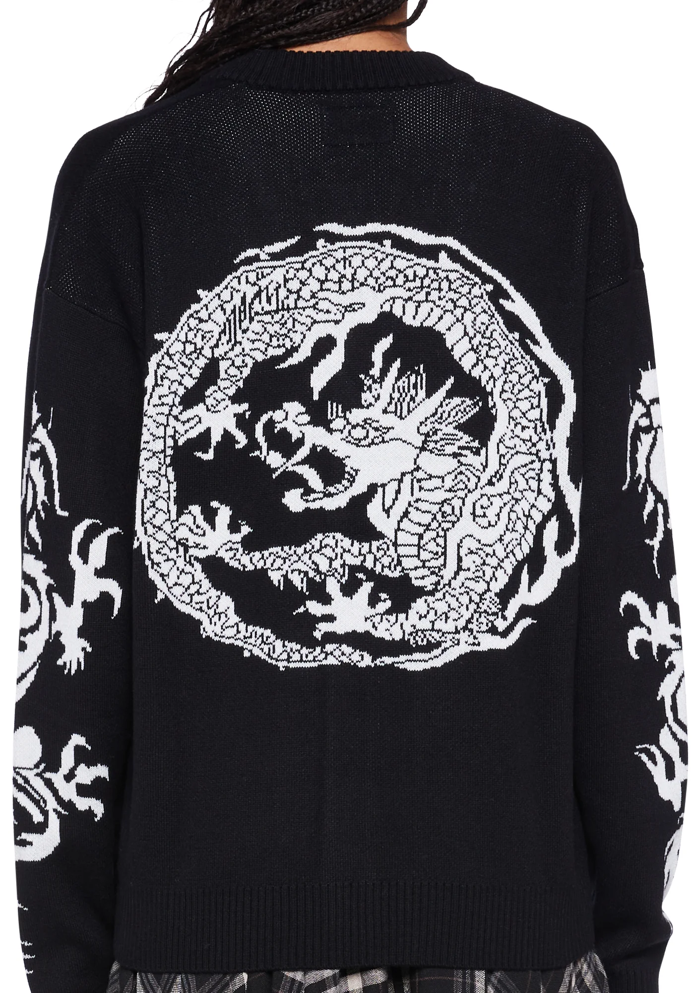 Twin Dragon Knit Cardigan - Image 5