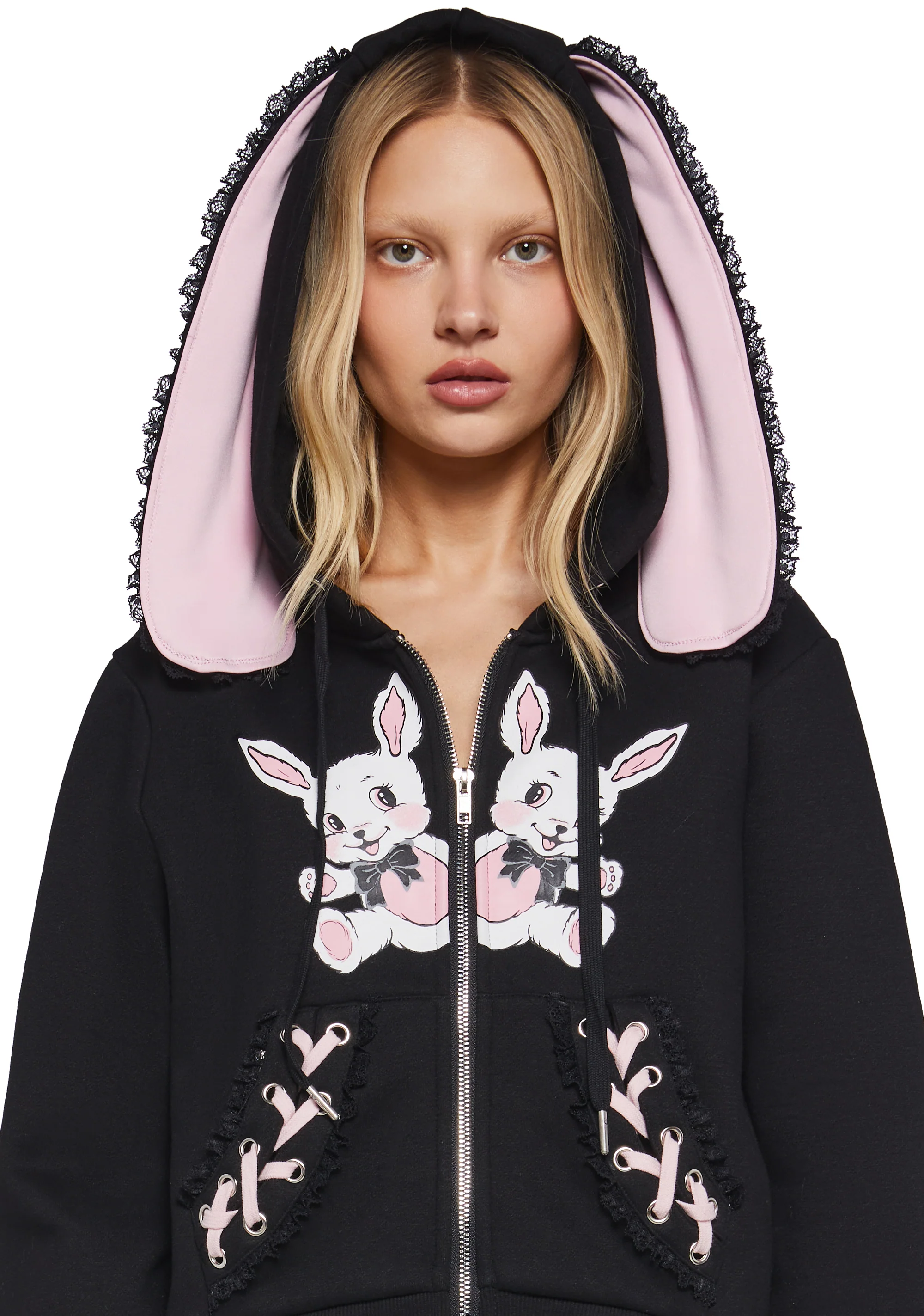Bunny Boo Hoodie With Ears - Image 6