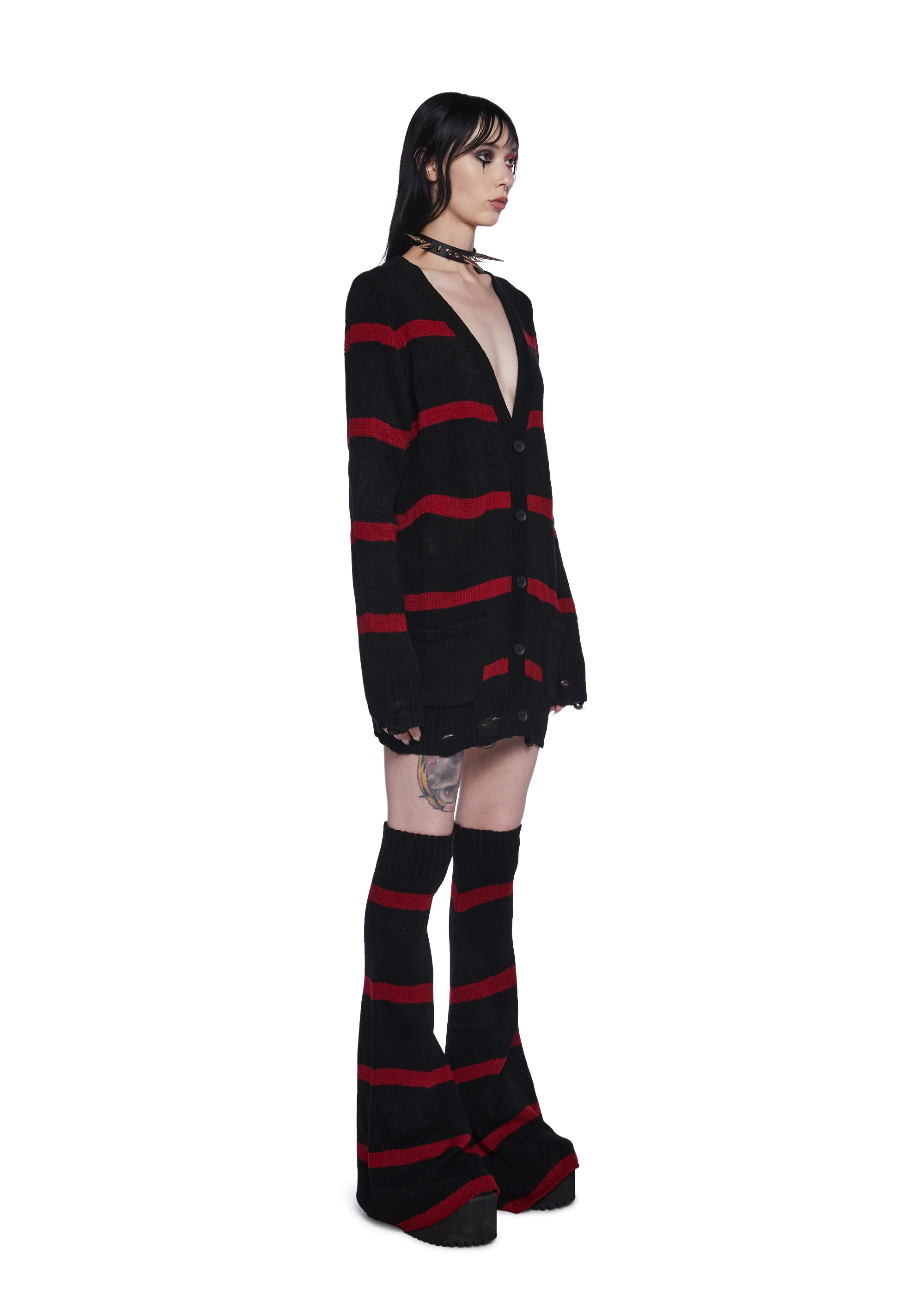 Twisted Games Cardigan And Leg Warmers Set - Image 3
