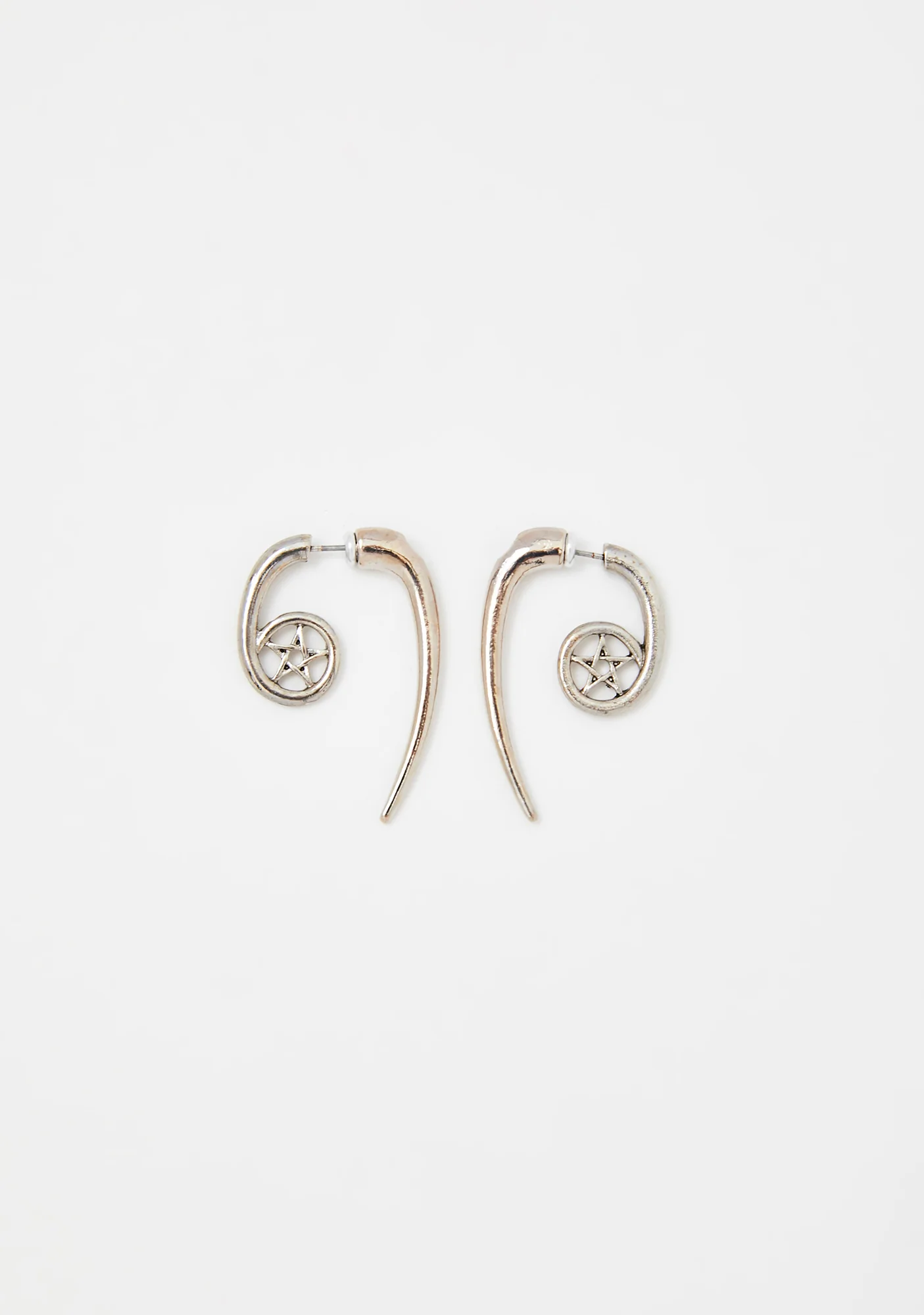 Twisted Hex Spiral Earrings - Image 2