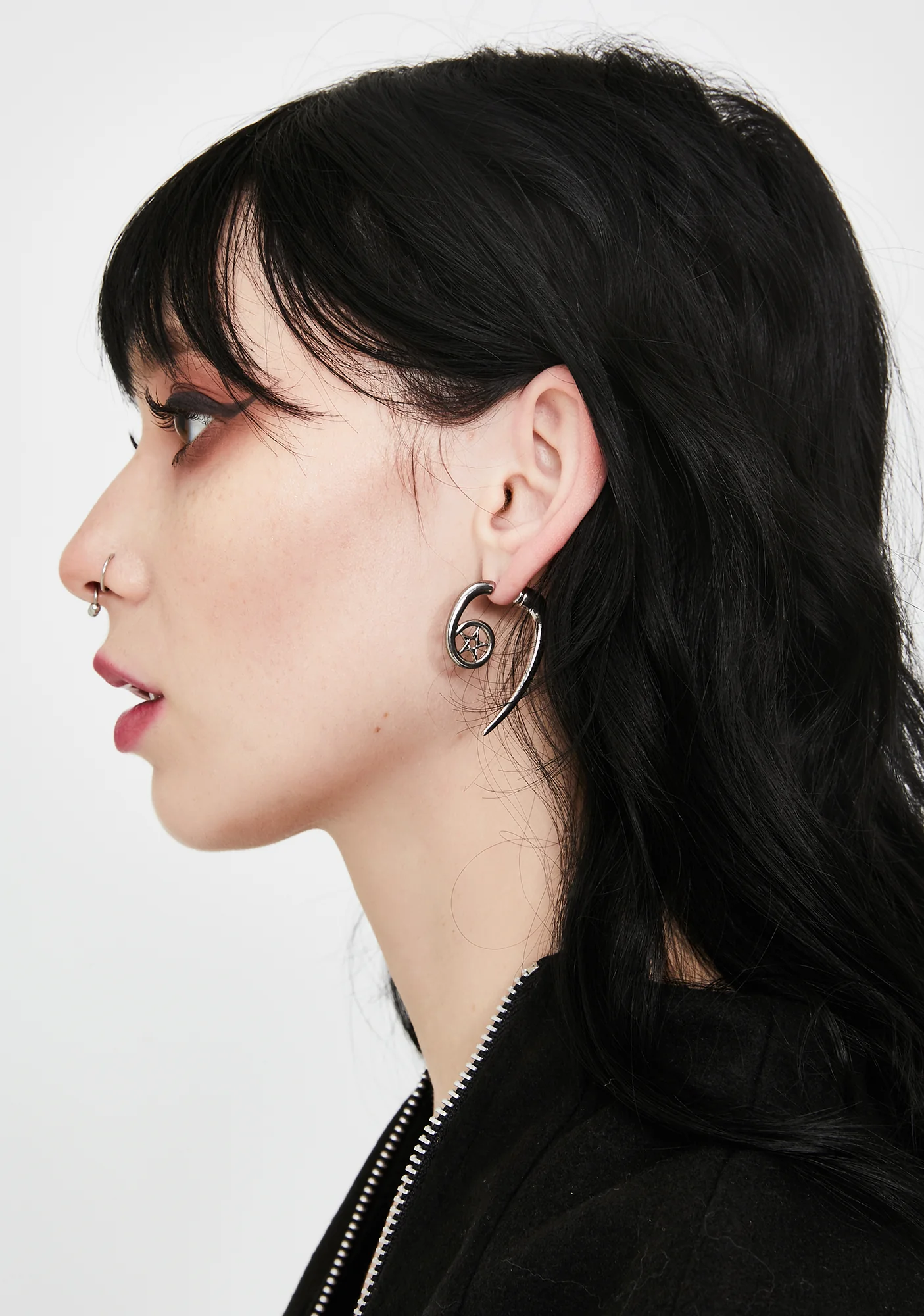 Twisted Hex Spiral Earrings - Image 3