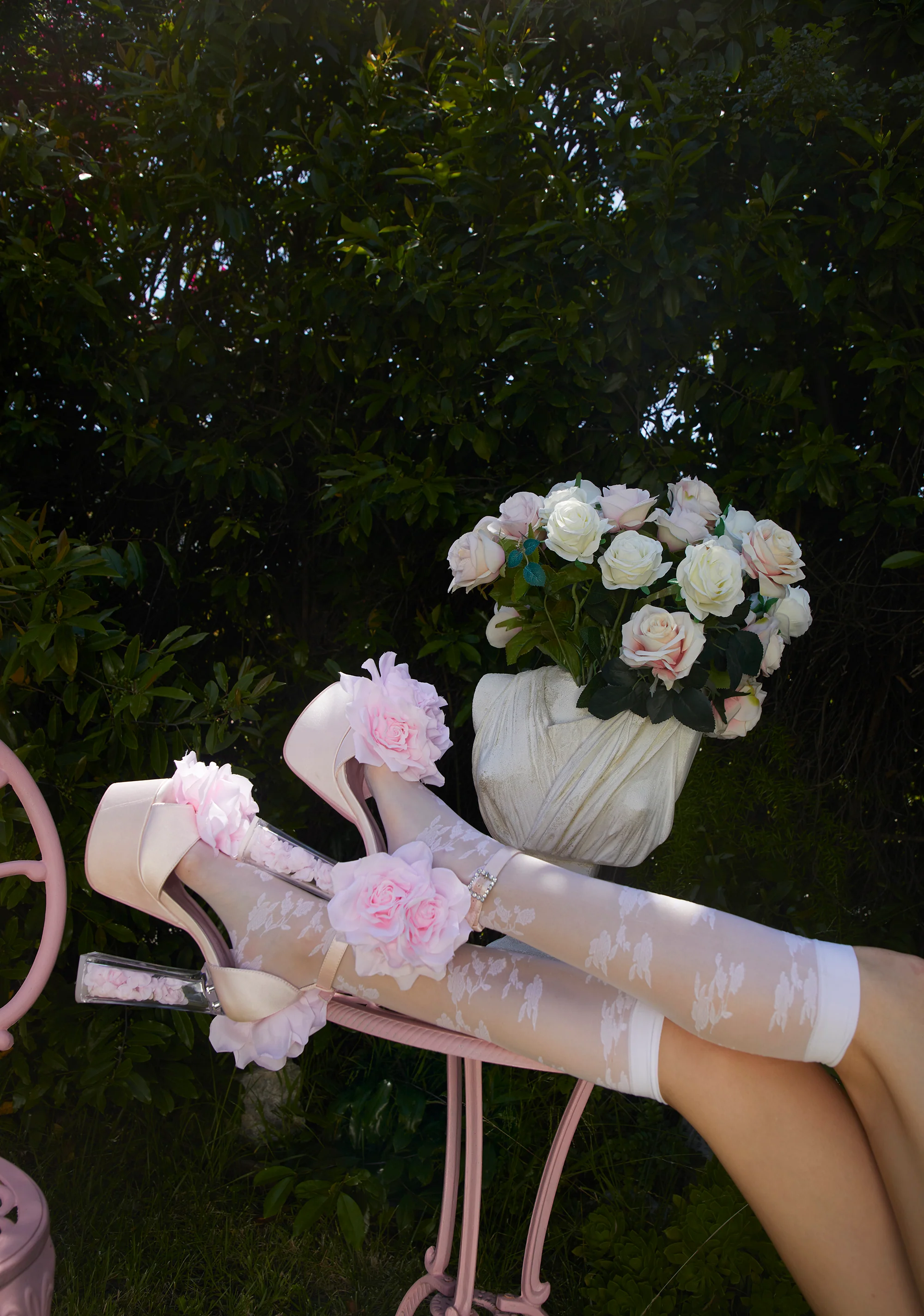 Two To Tango Platform Heels - Pink - Image 5