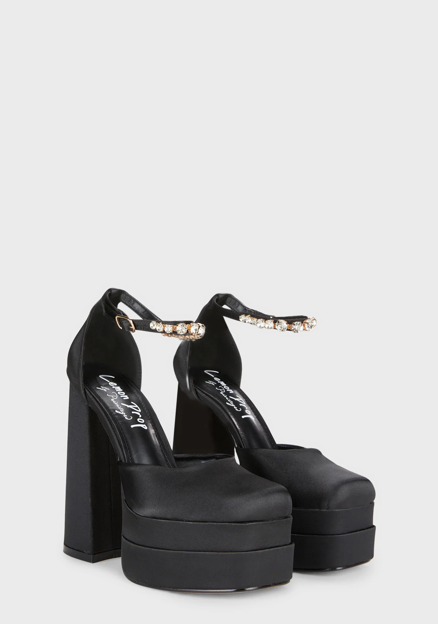 Typhoon Platform Heels - Black - Image 3