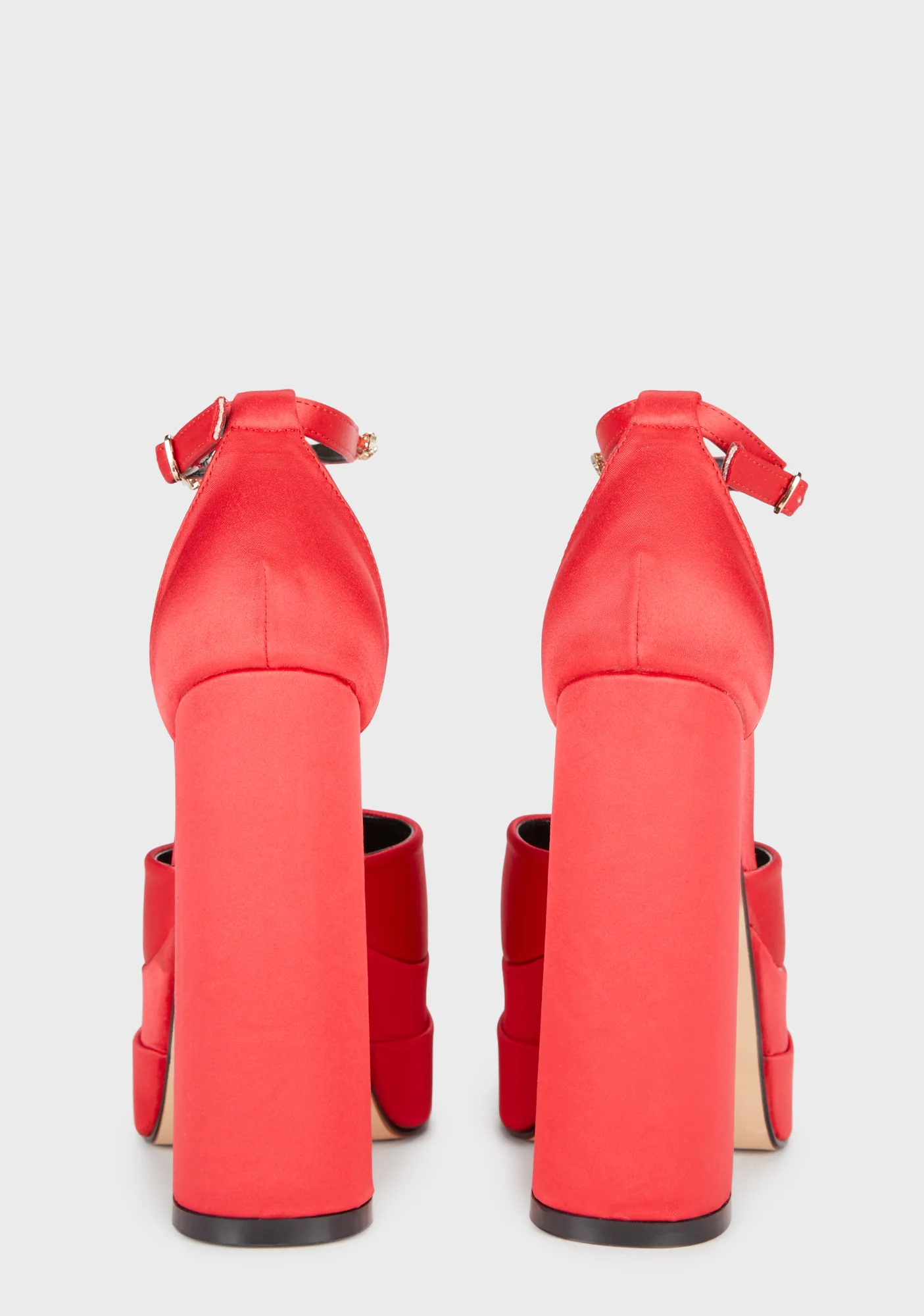Typhoon Platform Heels - Red - Image 4