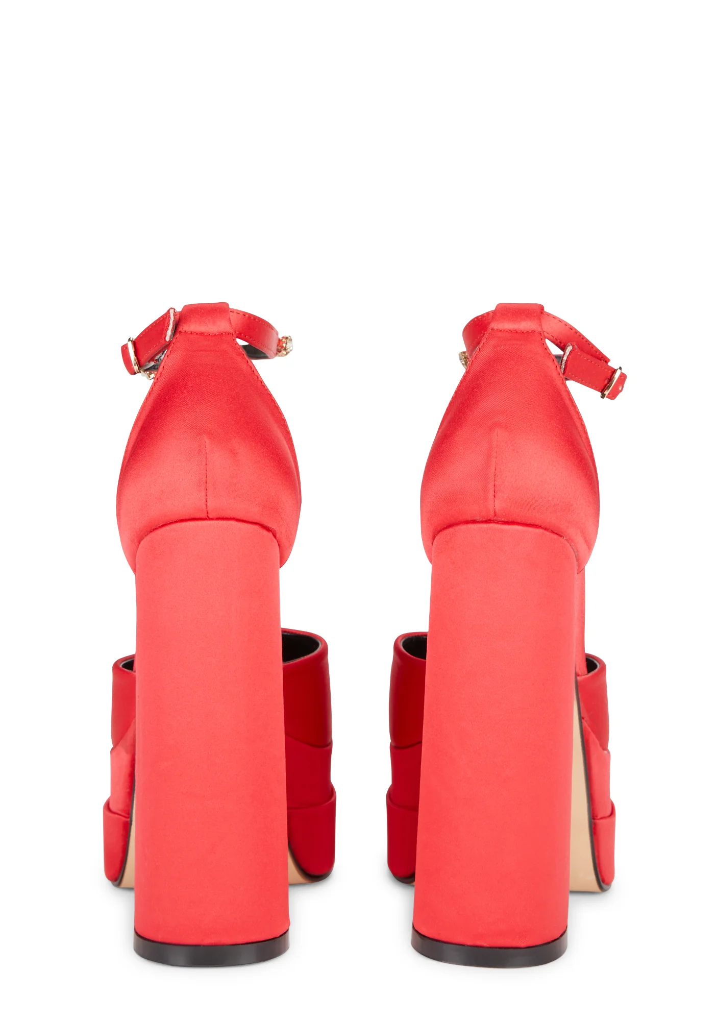 Typhoon Platform Heels - Red - Image 7