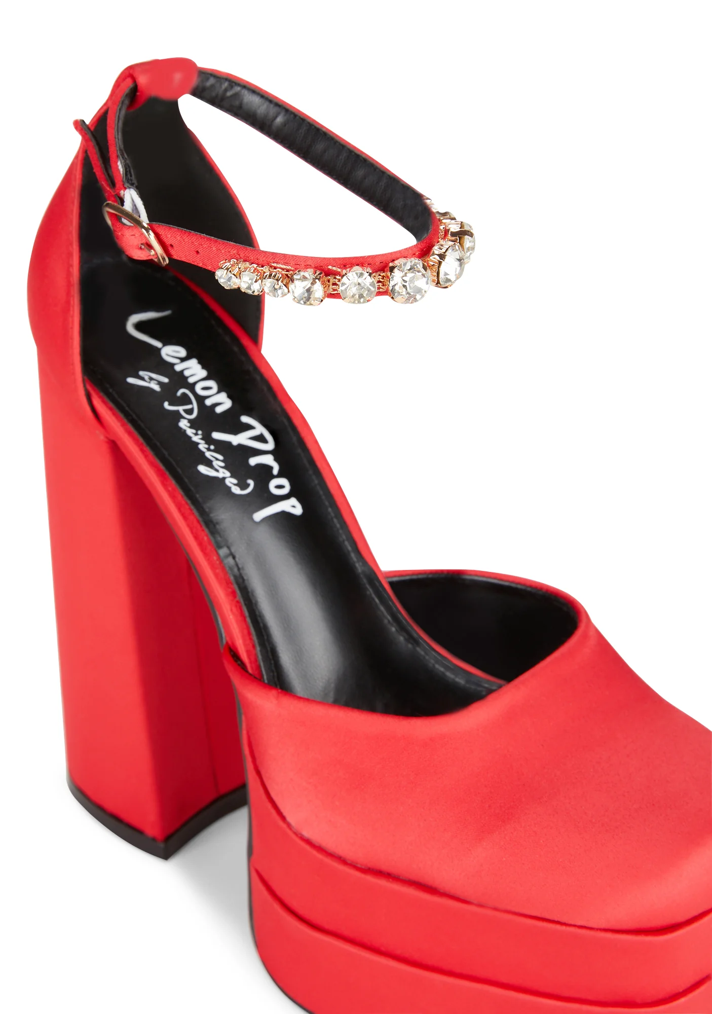 Typhoon Platform Heels - Red - Image 8